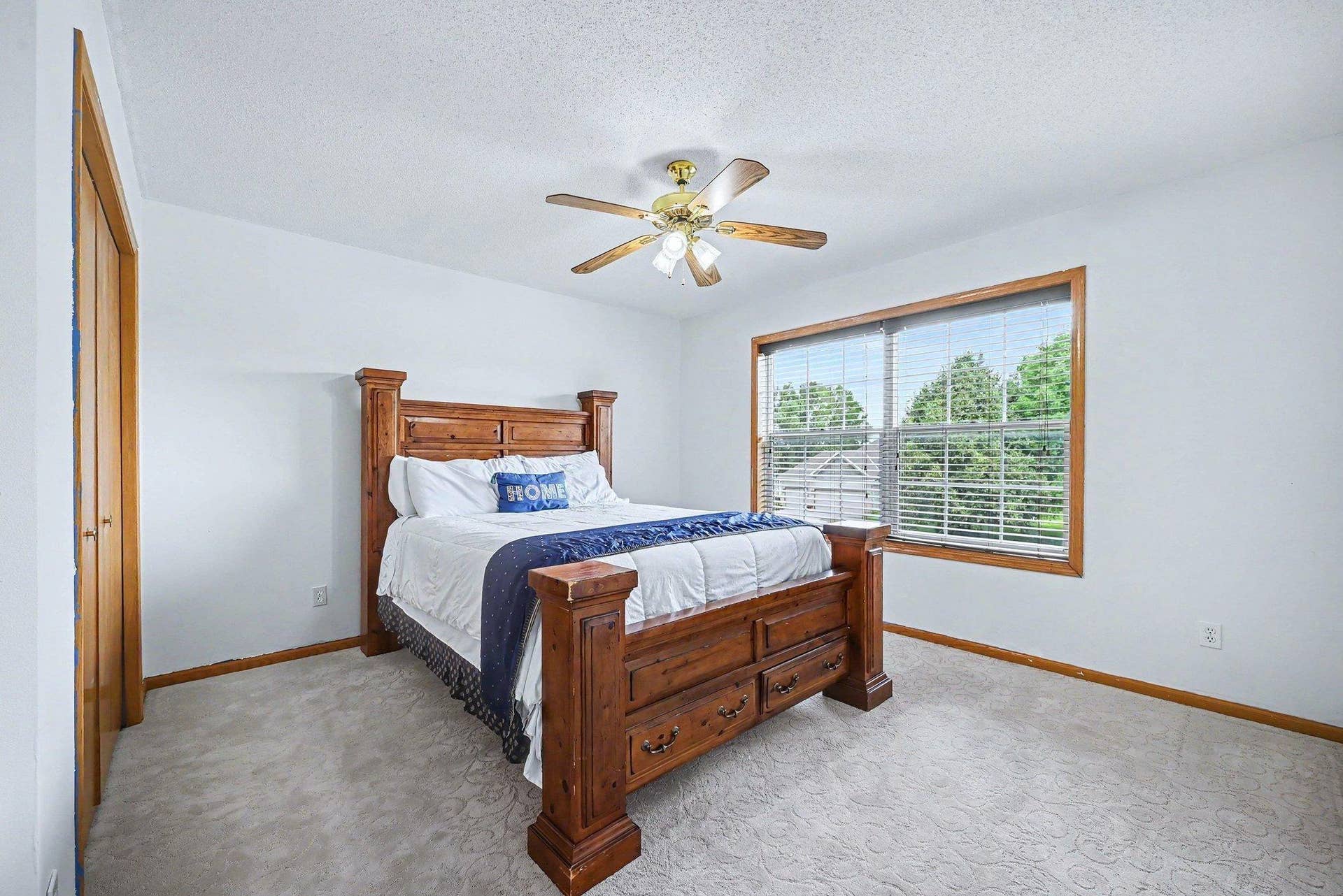 2466 Lone Eagle Trail, Woodbury, MN 55129 Bedroom faces the front of the home.