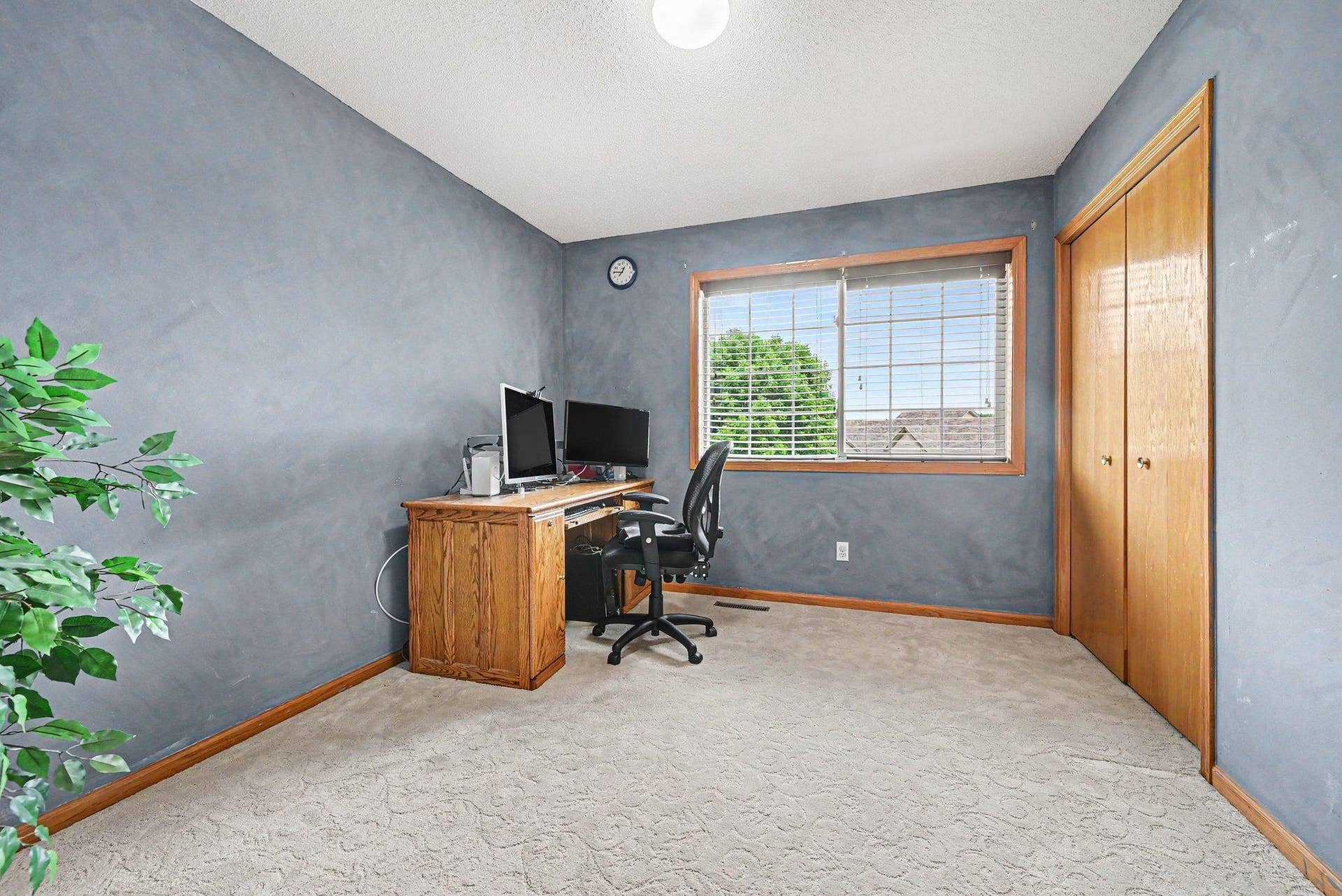 2466 Lone Eagle Trail, Woodbury, MN 55129 One of the 4 bedrooms that is currently being used as an office.