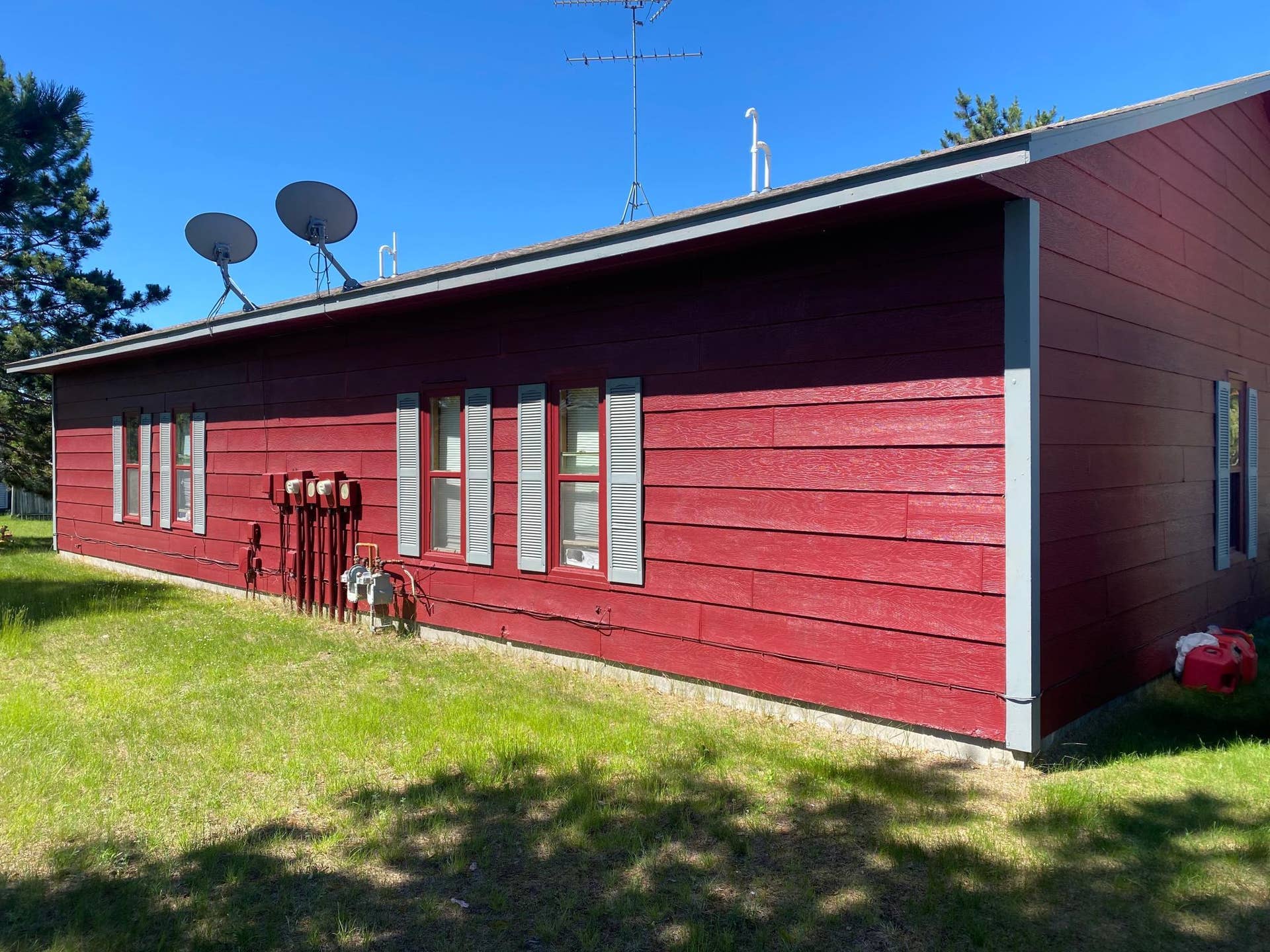 8380 Thompson Court NW, Bemidji, MN 56601 Rear of duplex