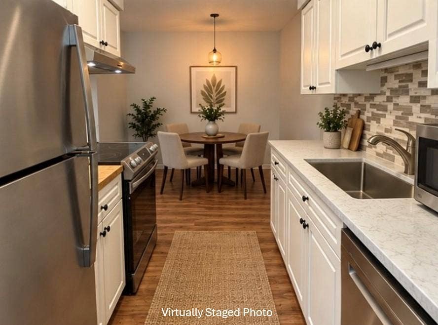 7316 W 22nd Street, #305, Saint Louis Park, MN 55426 Kitchen Virtually Staged