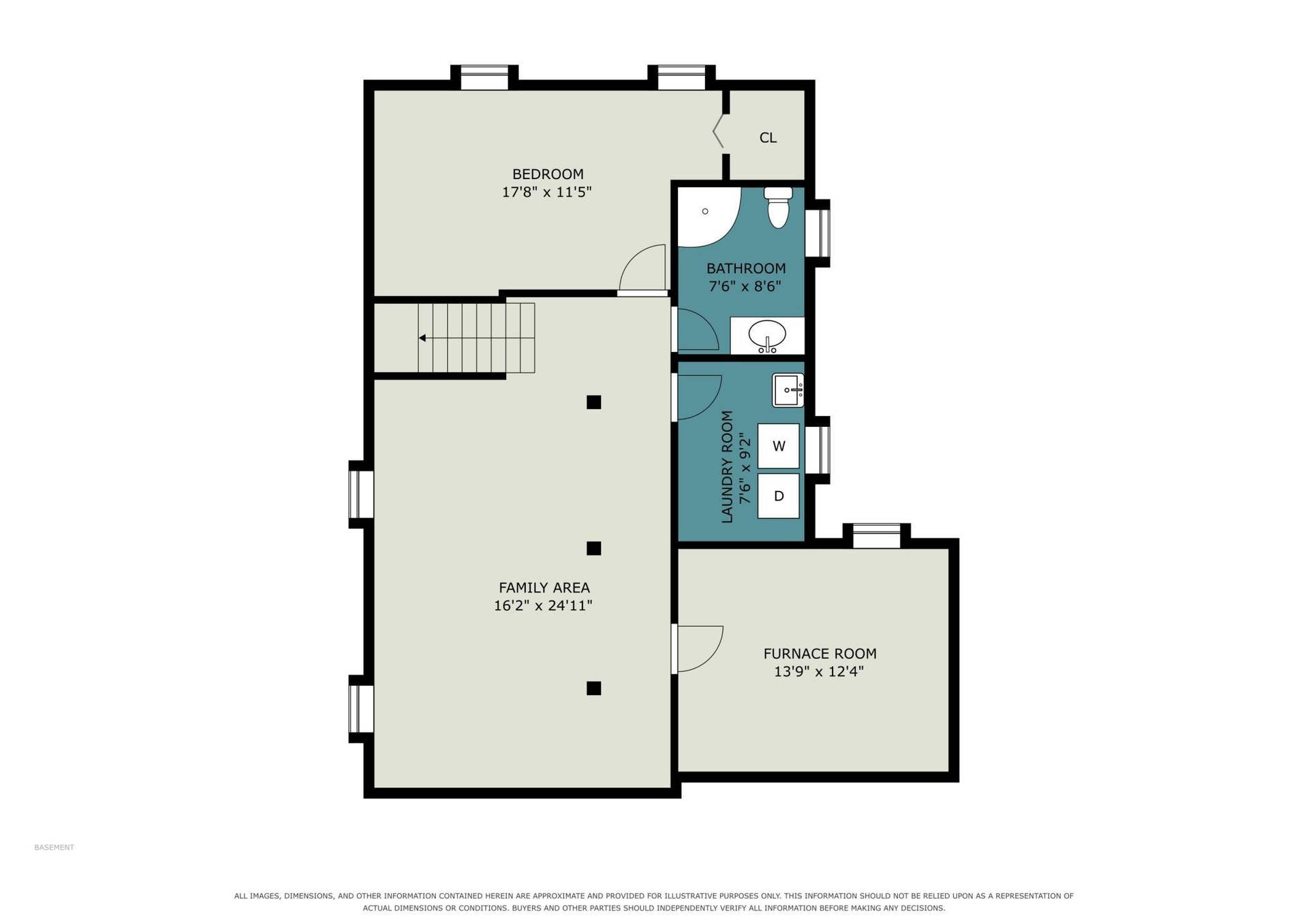 2115 Palace Avenue, 95, Saint Paul, MN 55105 Lower level - floor plan