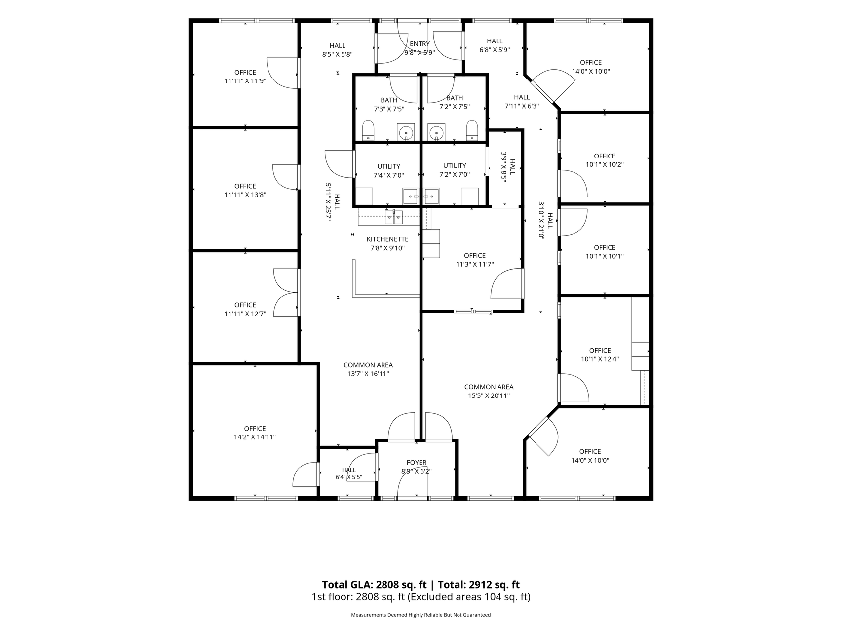 1103 Weir Drive, #200, Woodbury, MN 55125 1103 Weir Drive, 200 - unit B, A, & C floor plan