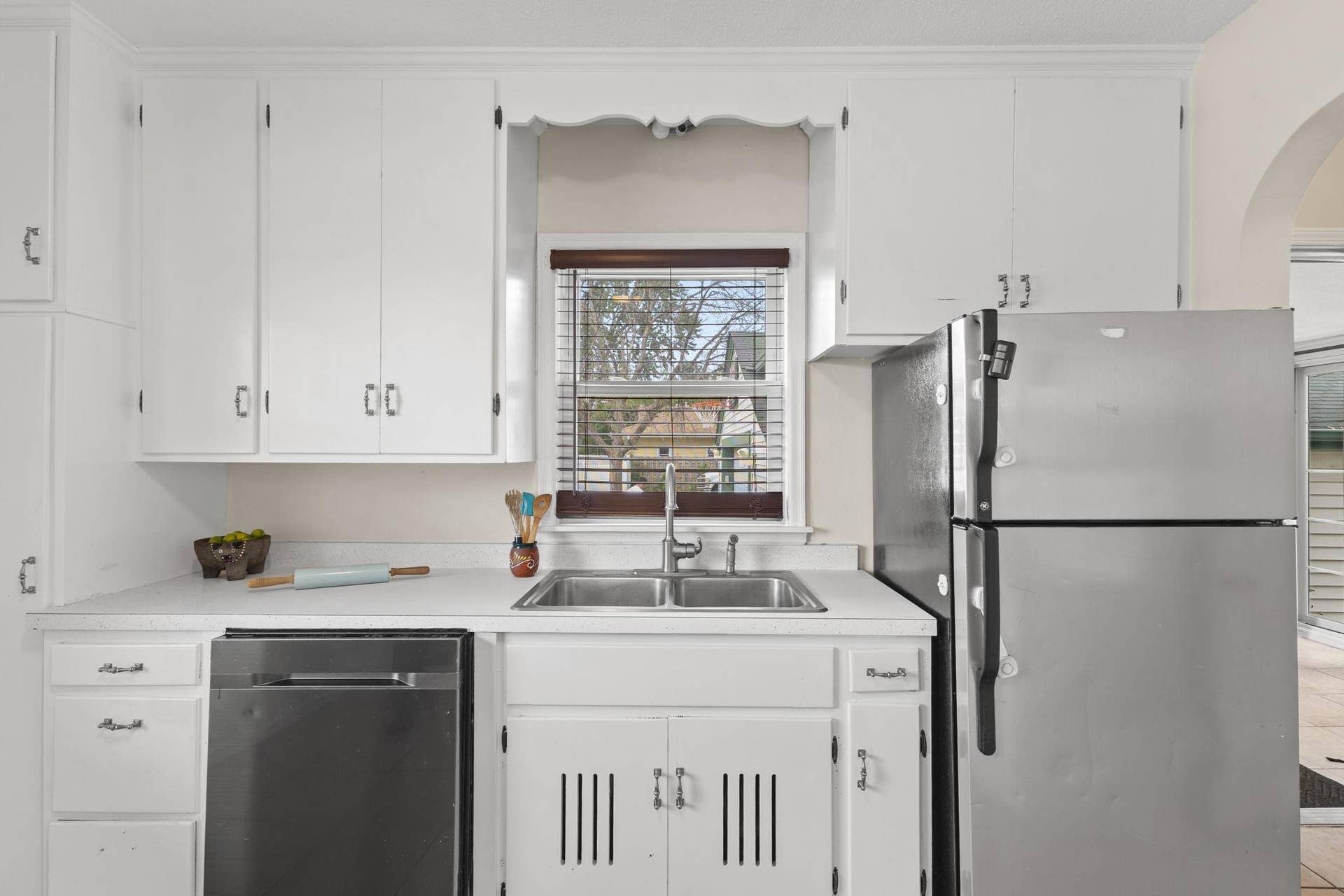 5301 Brooklyn Boulevard, Brooklyn Center, MN 55429 Kitchen Window with View of Beautiful Backyard