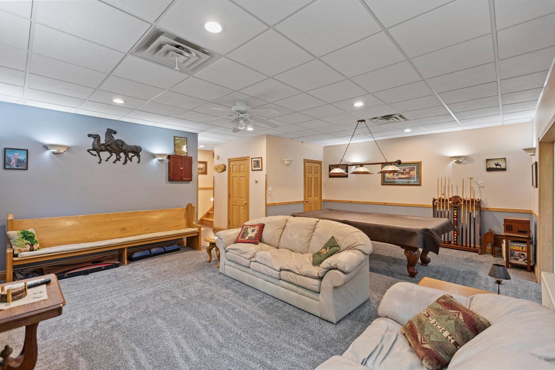 Family room, lower level