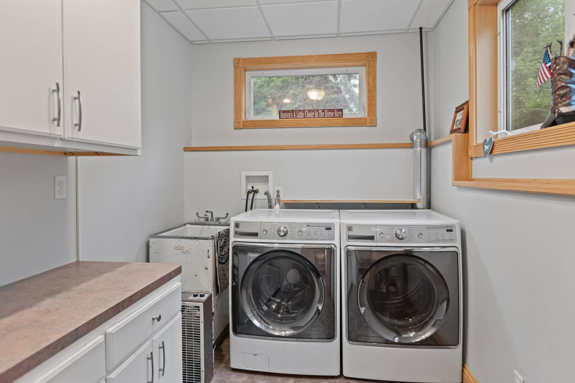 Laundry lower level