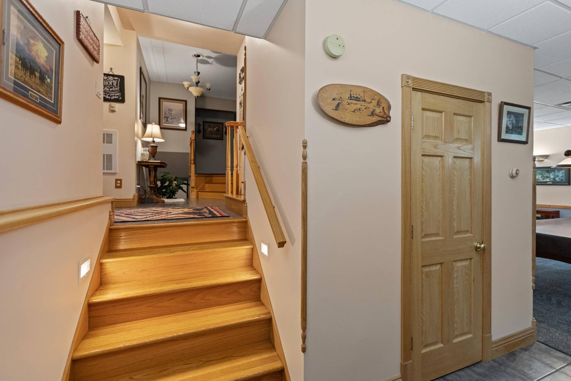 Stairs to lower level