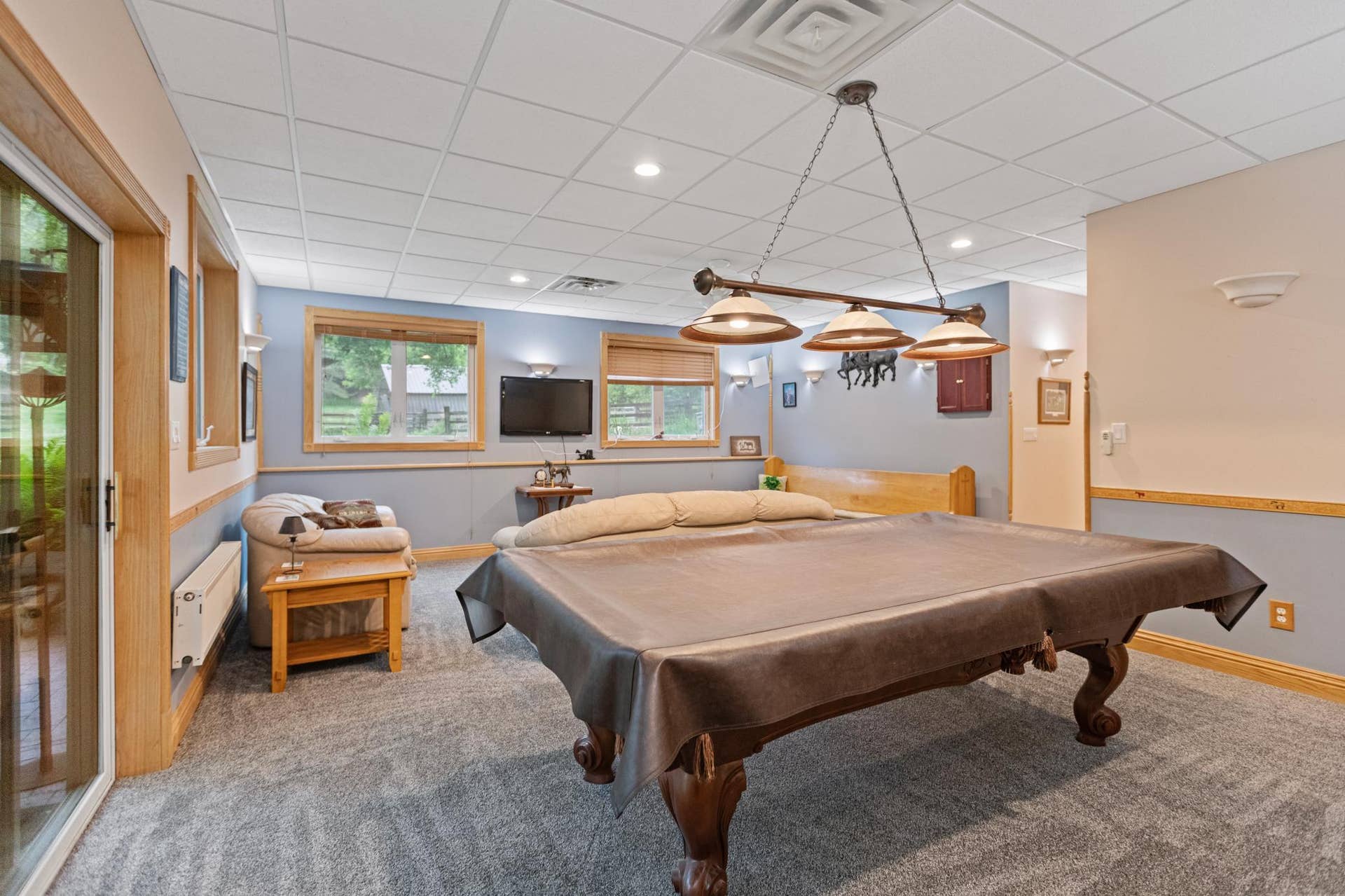 Rec room, lower level