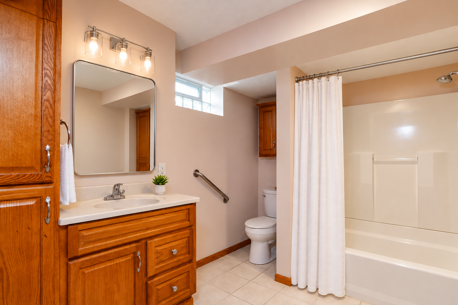 Warm Modern-Traditional Bathroom Interior.png