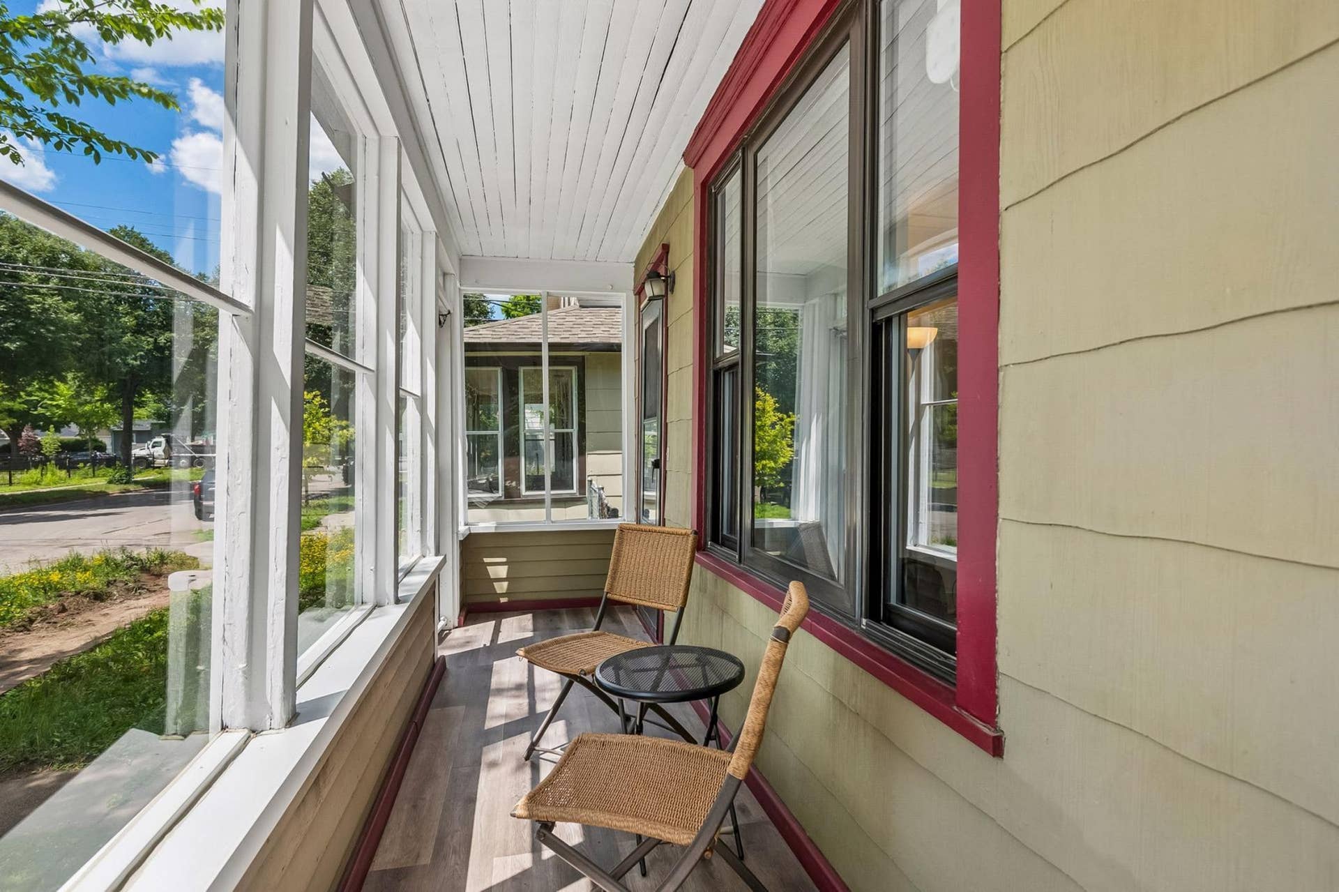 3014 E 26th Street, 67, Minneapolis, MN 55406 The porch was wrapped and enclosed with custom plexiglass in 2023.