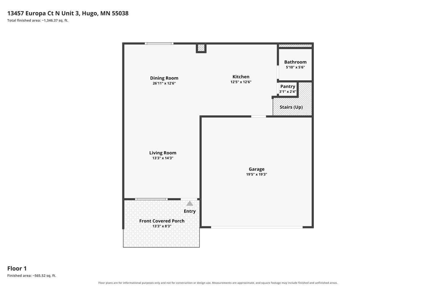 13457 Europa Court N, #3, Hugo, MN 55038 13457 Europa ct N unit 3 - Web Quality - 001 - Floor-1-hsjb.jpg