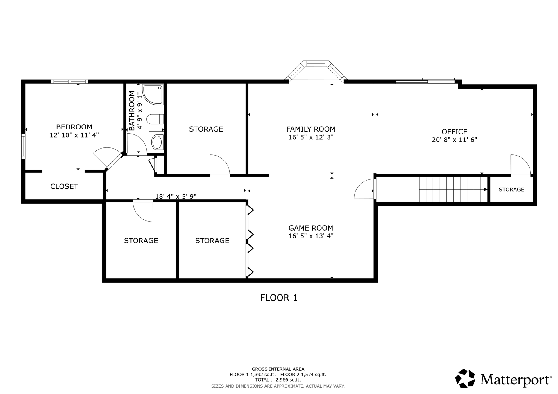 6649 Buckingham Road, Woodbury, MN 55125 Lower Level Floor Plan 6649 Buckingham Rd