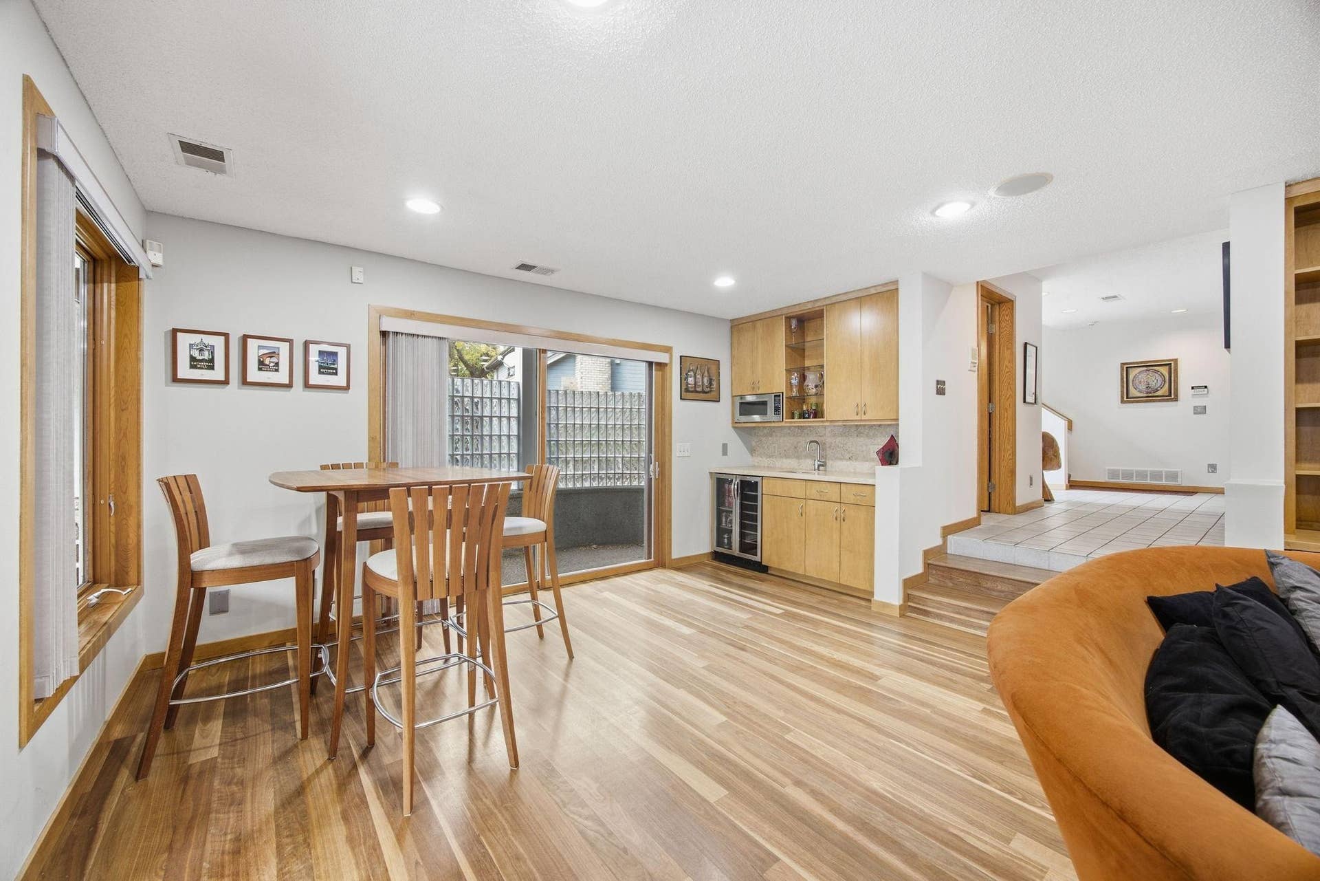 41-  Wet bar area conveniently off the covered seating area leading to pool.