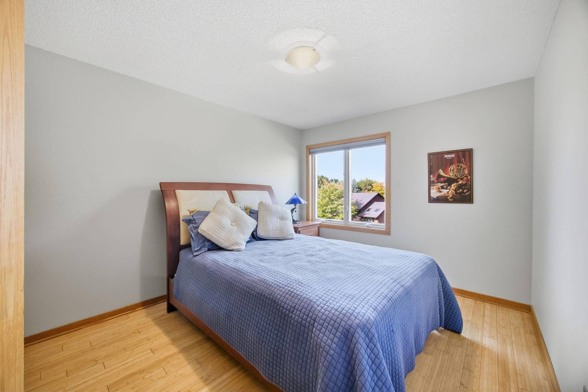 27- 3rd Bedroom with bamboo floors.