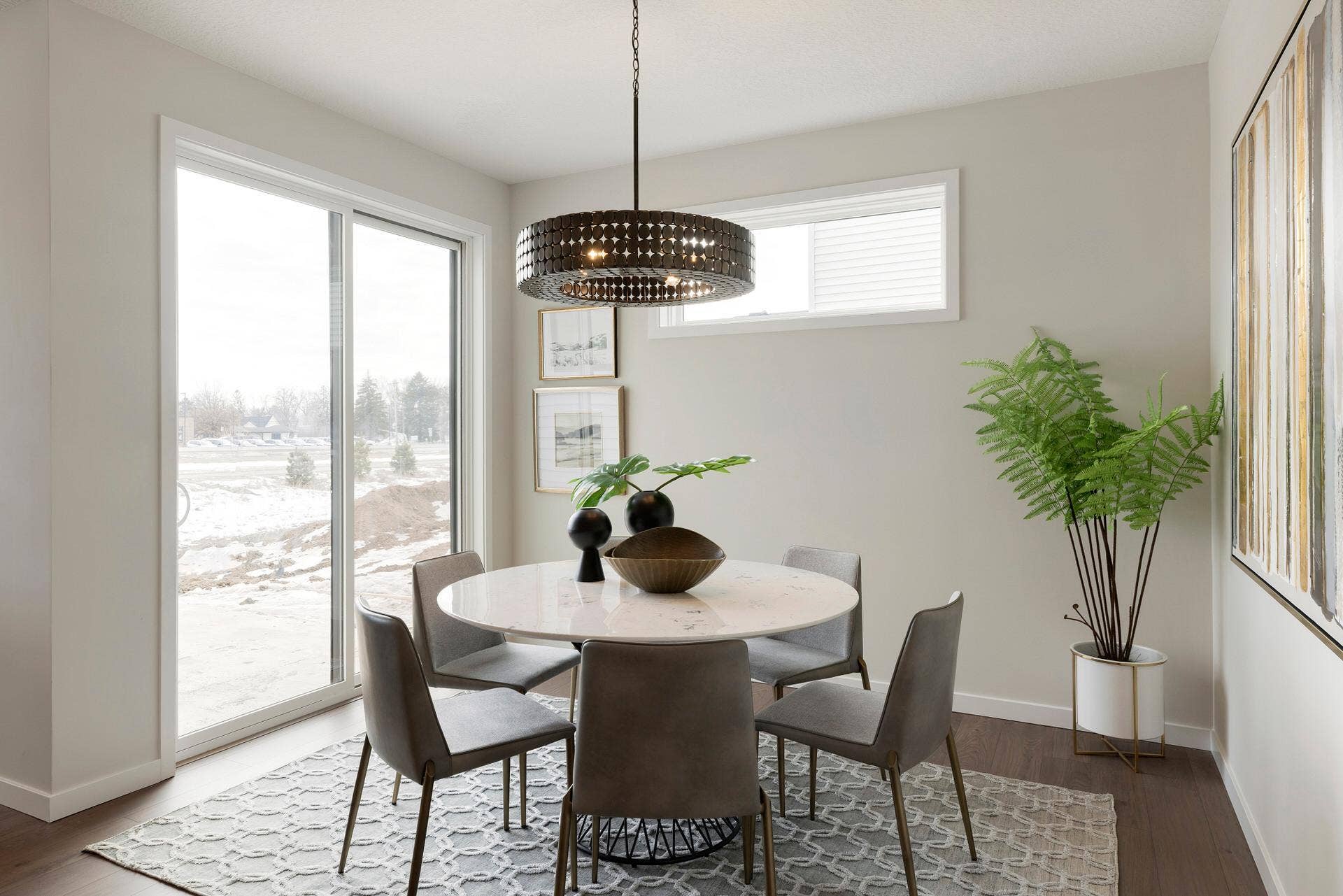 3476 Knightsbridge Trail N, Lake Elmo, MN 55042 Dining space with so much natural light coming in.