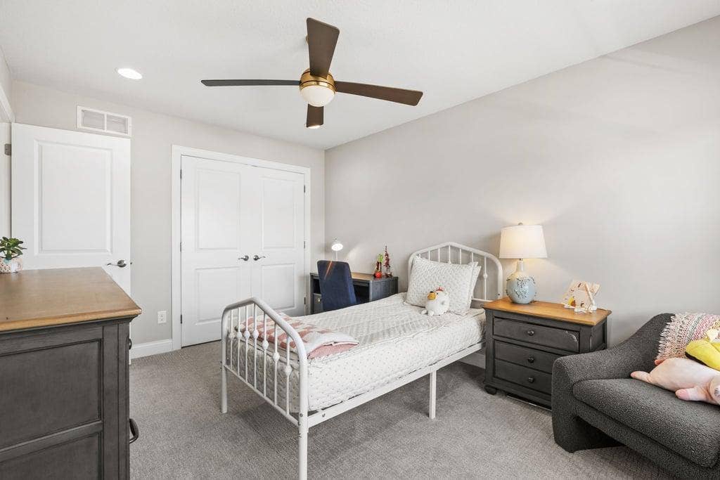 2nd of 3 additional bedrooms on the upper level.