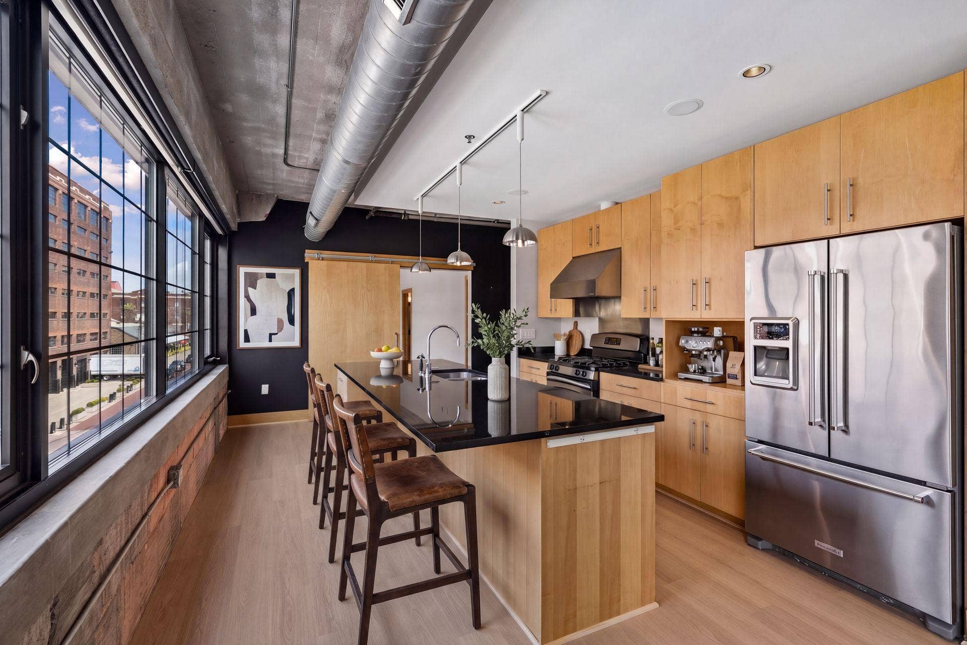 525 3rd Street N, #314, 59, Minneapolis, MN 55401 Fabulous kitchen with large island and expansive windows