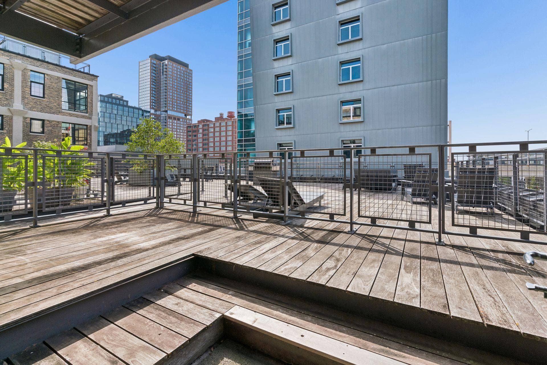 525 3rd Street N, #314, 59, Minneapolis, MN 55401 Private Terrace off Living Room with access to the community terrace with grills and fire table for your enjoyment
