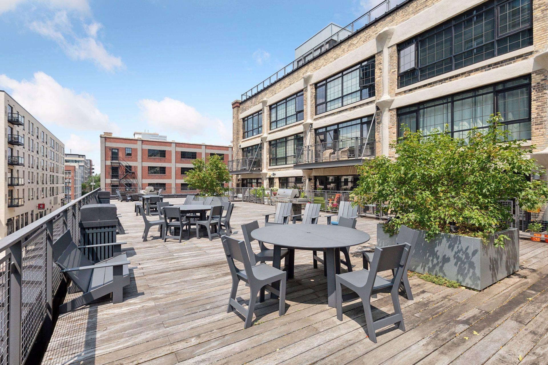 525 3rd Street N, #314, 59, Minneapolis, MN 55401 Bookman Lofts community terrace located on Floor 3