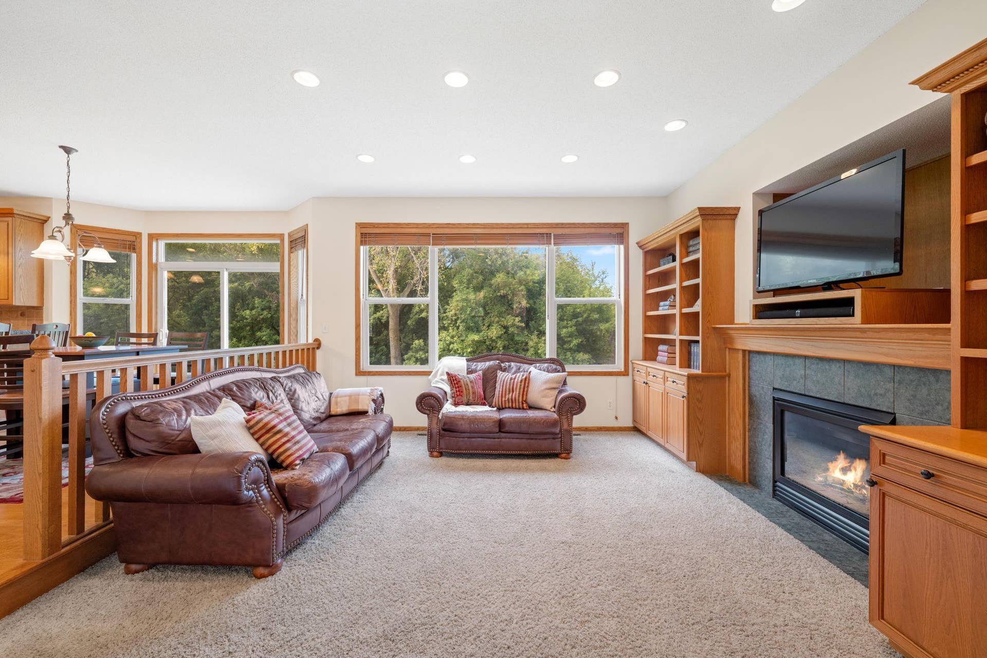 16381 Gunflint Trail, Lakeville, MN 55044 Beautiful view of the trees in the backyard