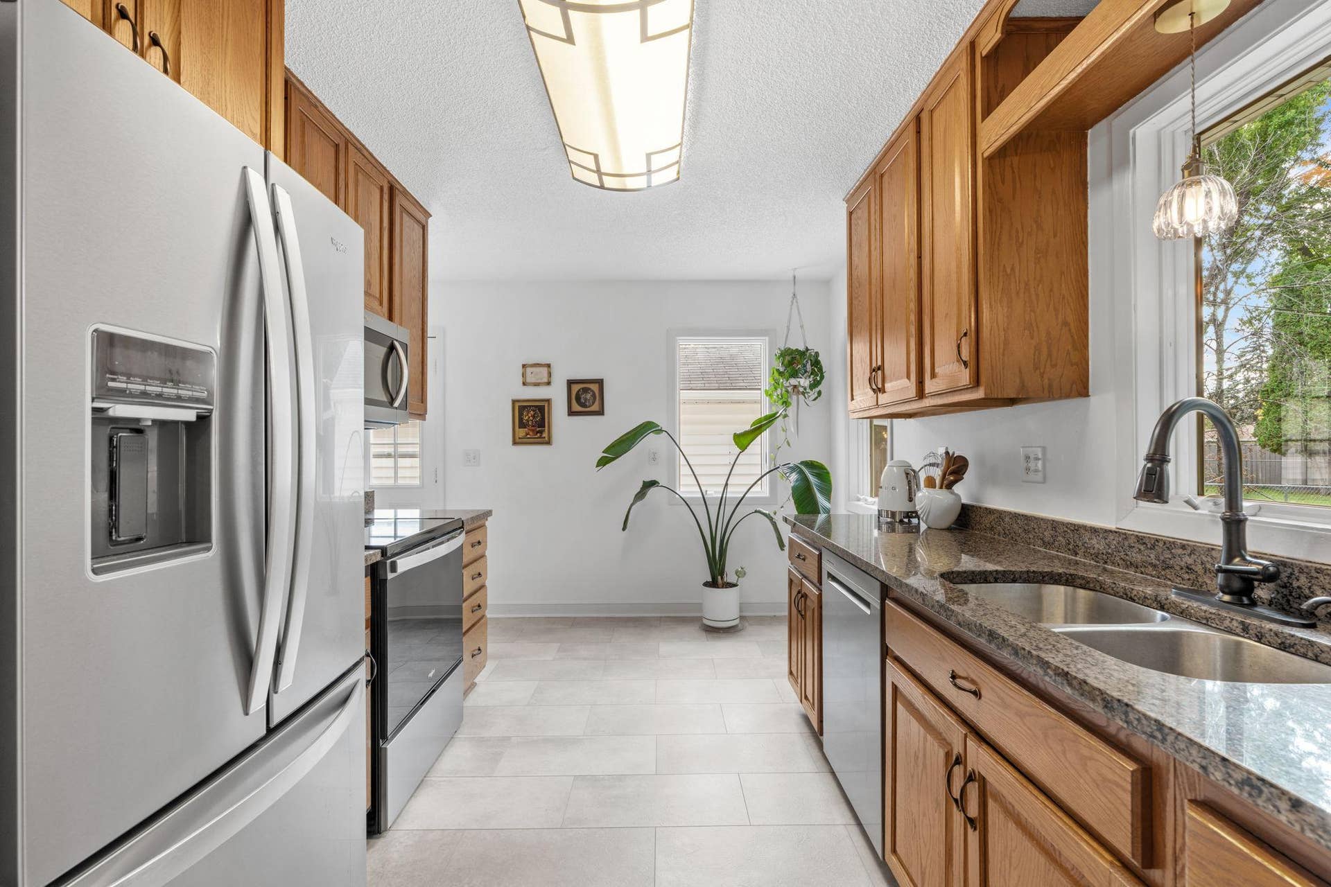 6920 Blaisdell Avenue, Richfield, MN 55423 Kitchen w/ New Flooring, Oak Cabinets, Stainless Steel Appliances and Granite Counters