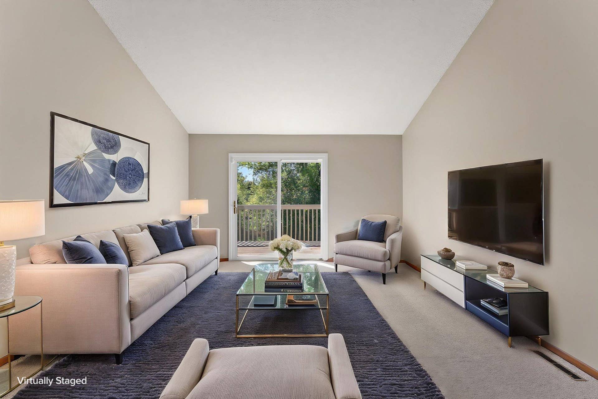 978 Winterberry Drive, Woodbury, MN 55125 Virtually staged living room