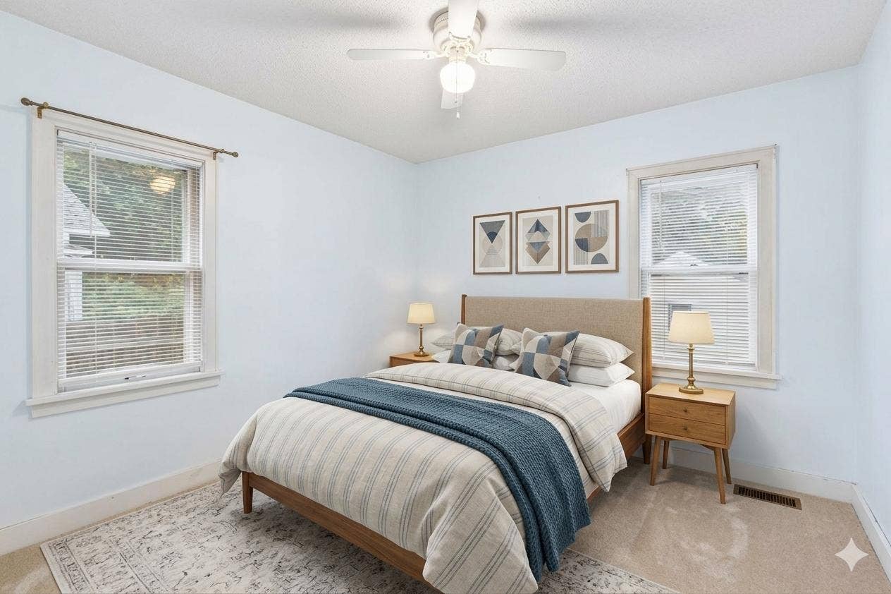4412 Newton Avenue N, 81, Minneapolis, MN 55412 Rear bedroom with virtual staging