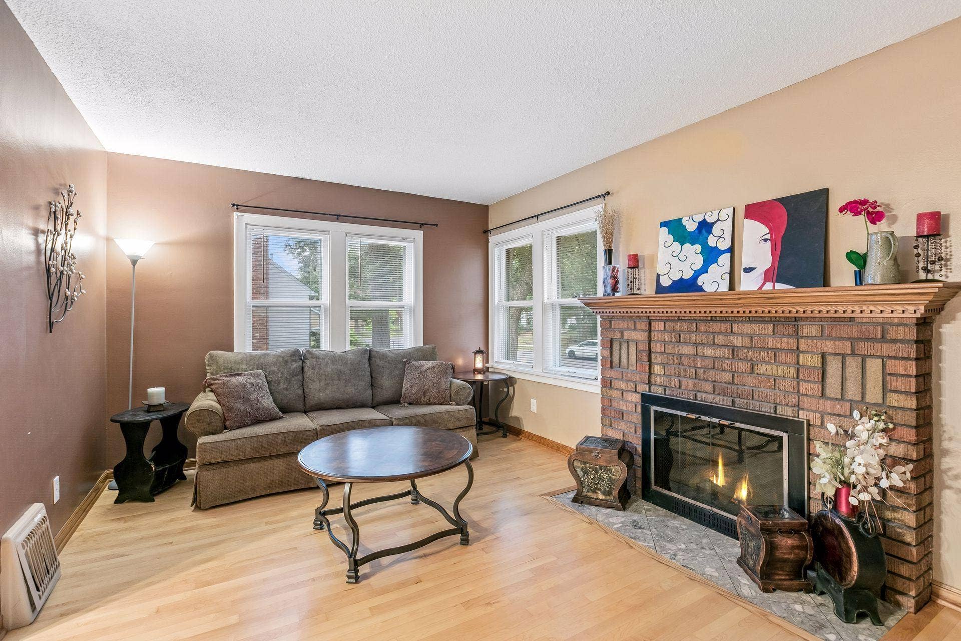 4412 Newton Avenue N, 81, Minneapolis, MN 55412 Gorgeous HW Floors (fireplace is virtually staged)
