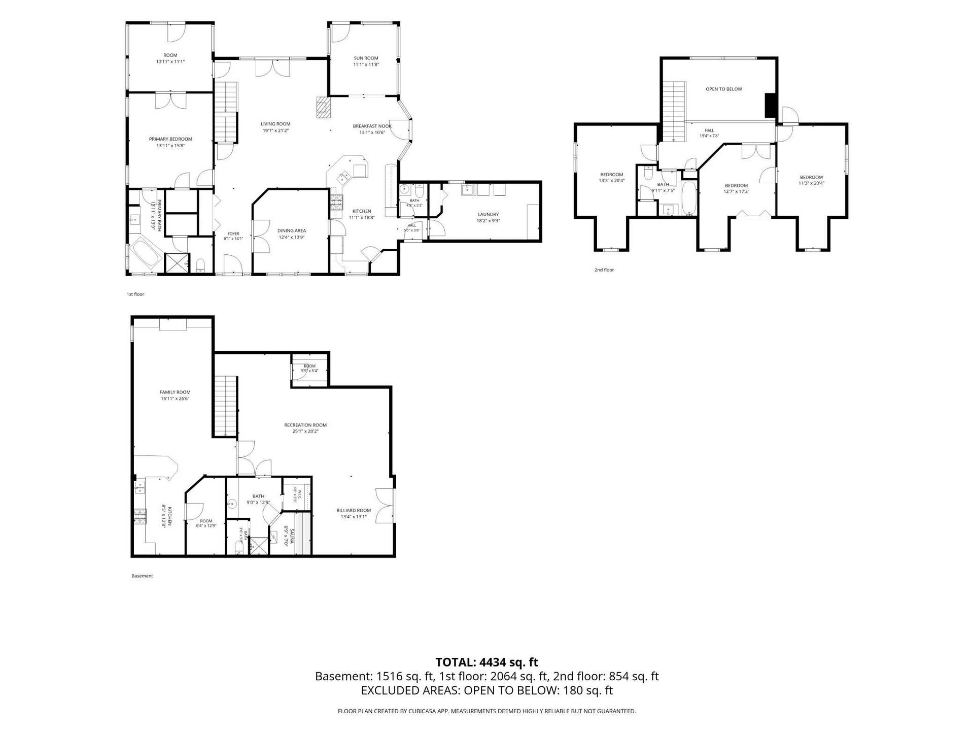 5994 425th St - All Level Floorplan