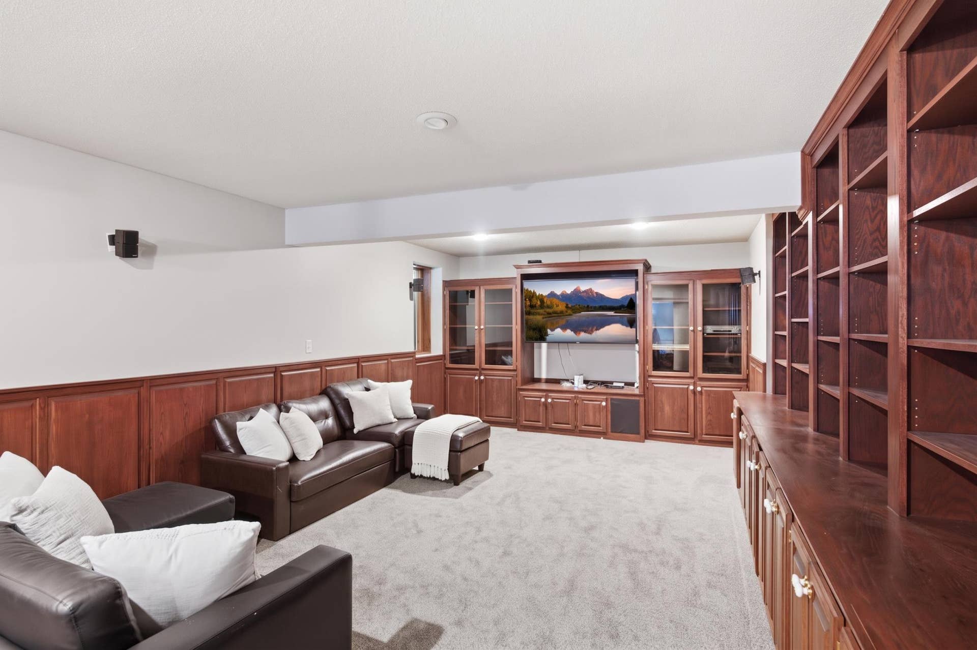 5994 425th St - Lower Level Family or Theater Room
