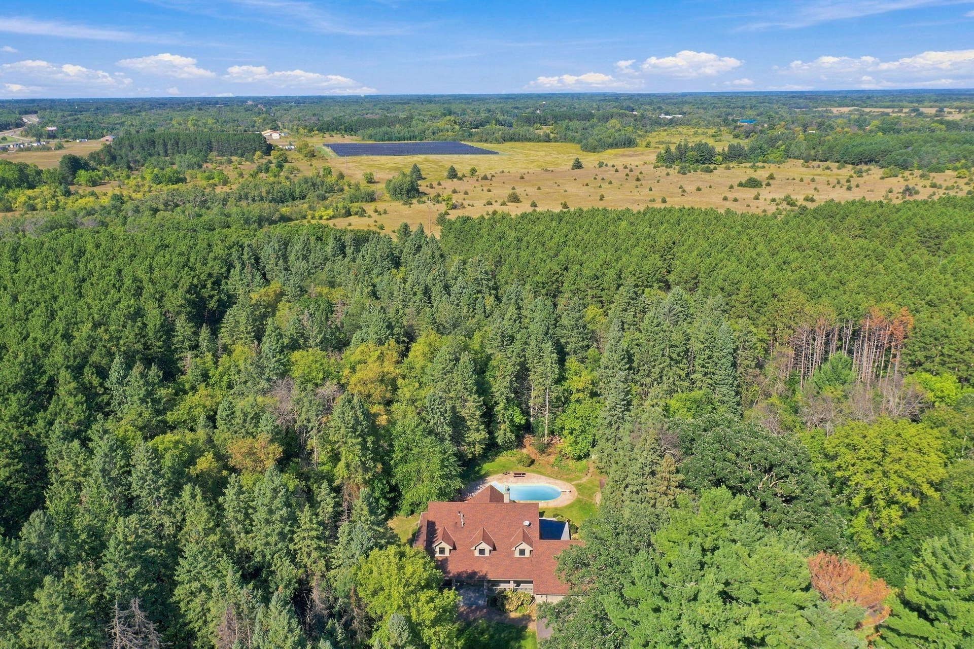 5994 425th St - Aerial of Land - Hunt, ATV, Full Recreational Potential!