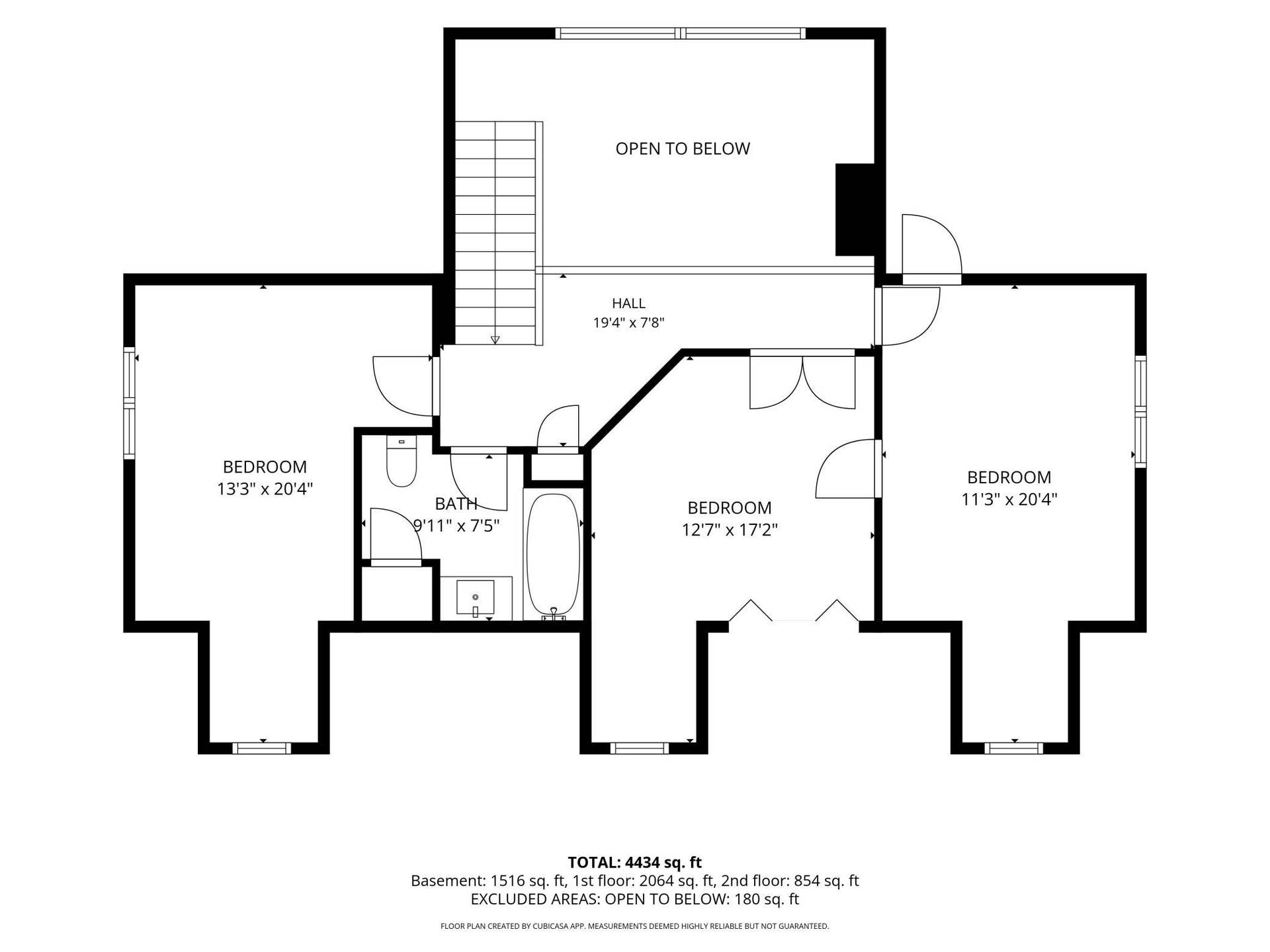 5994 425th St - Upper Level Floorplan