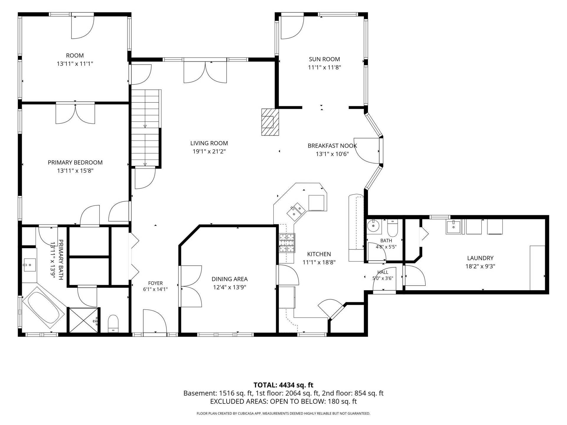 5994 425th St - Main Level Floorplan