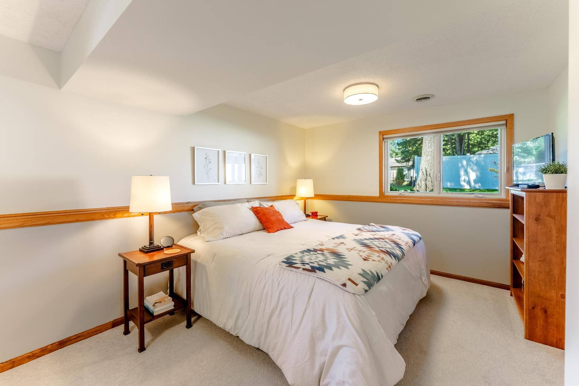 14250 55th Street N, Stillwater, MN 55082 Primary bedroom is in lower level with large look out windows.