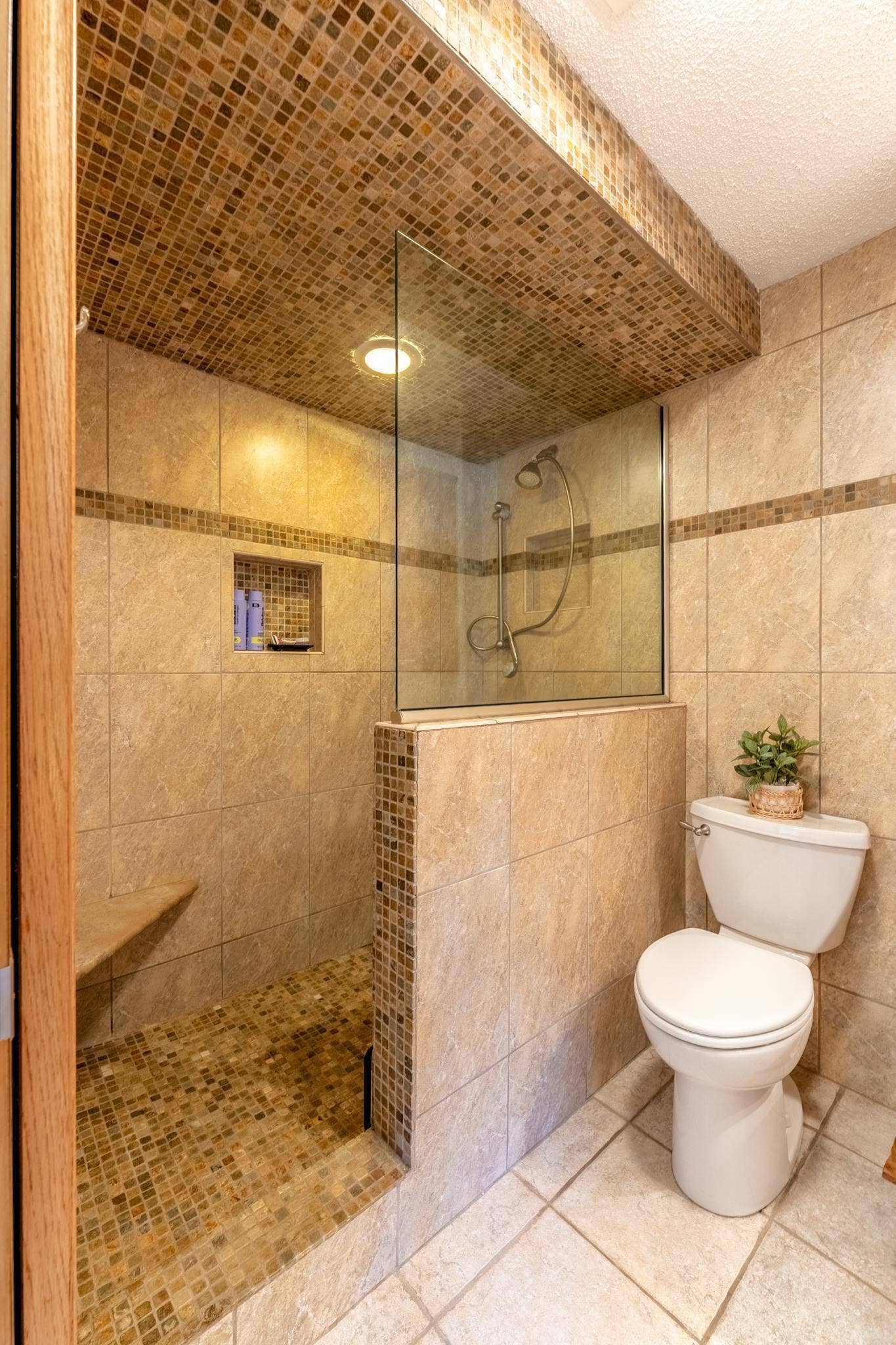 14250 55th Street N, Stillwater, MN 55082 Large, fully tiled walk in shower.