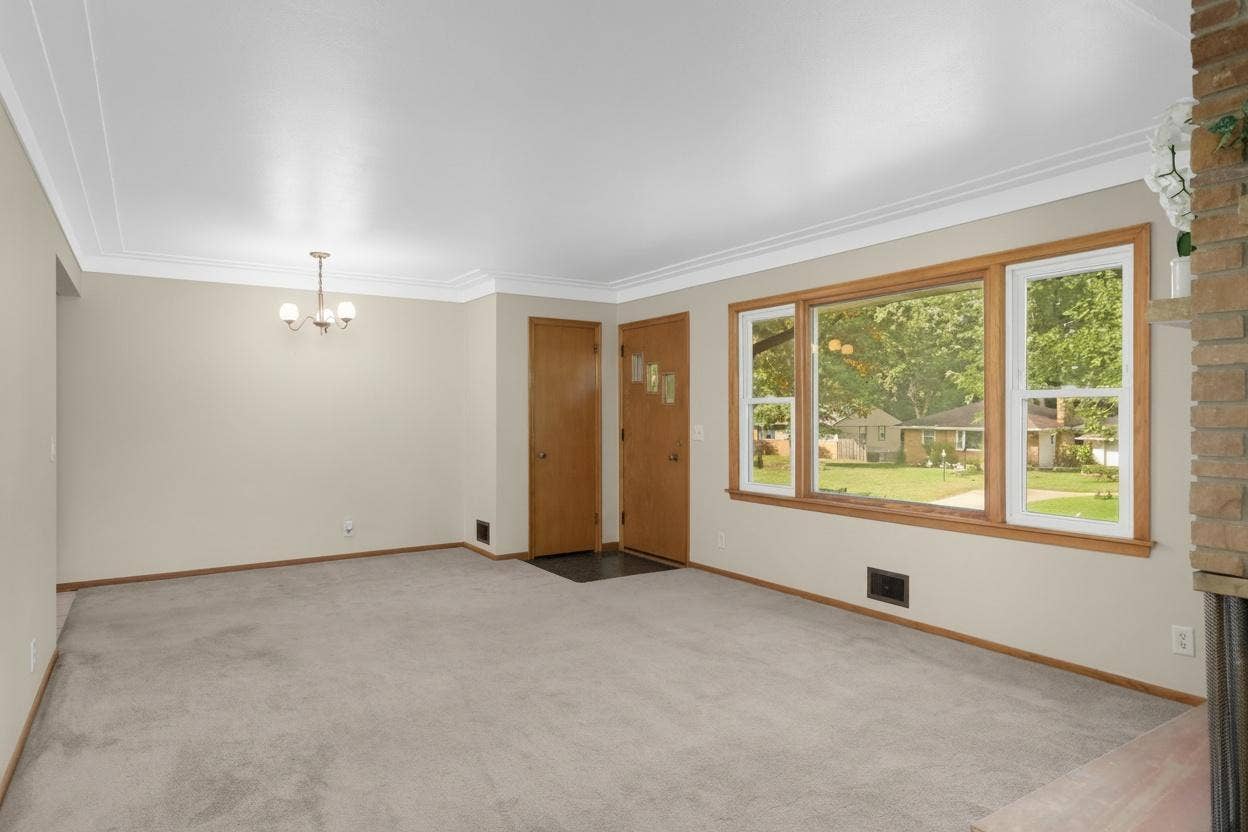 3829 Oak Street N, Brooklyn Center, MN 55429 Take up the carpet and enjoy gorgeous hardwood floors.