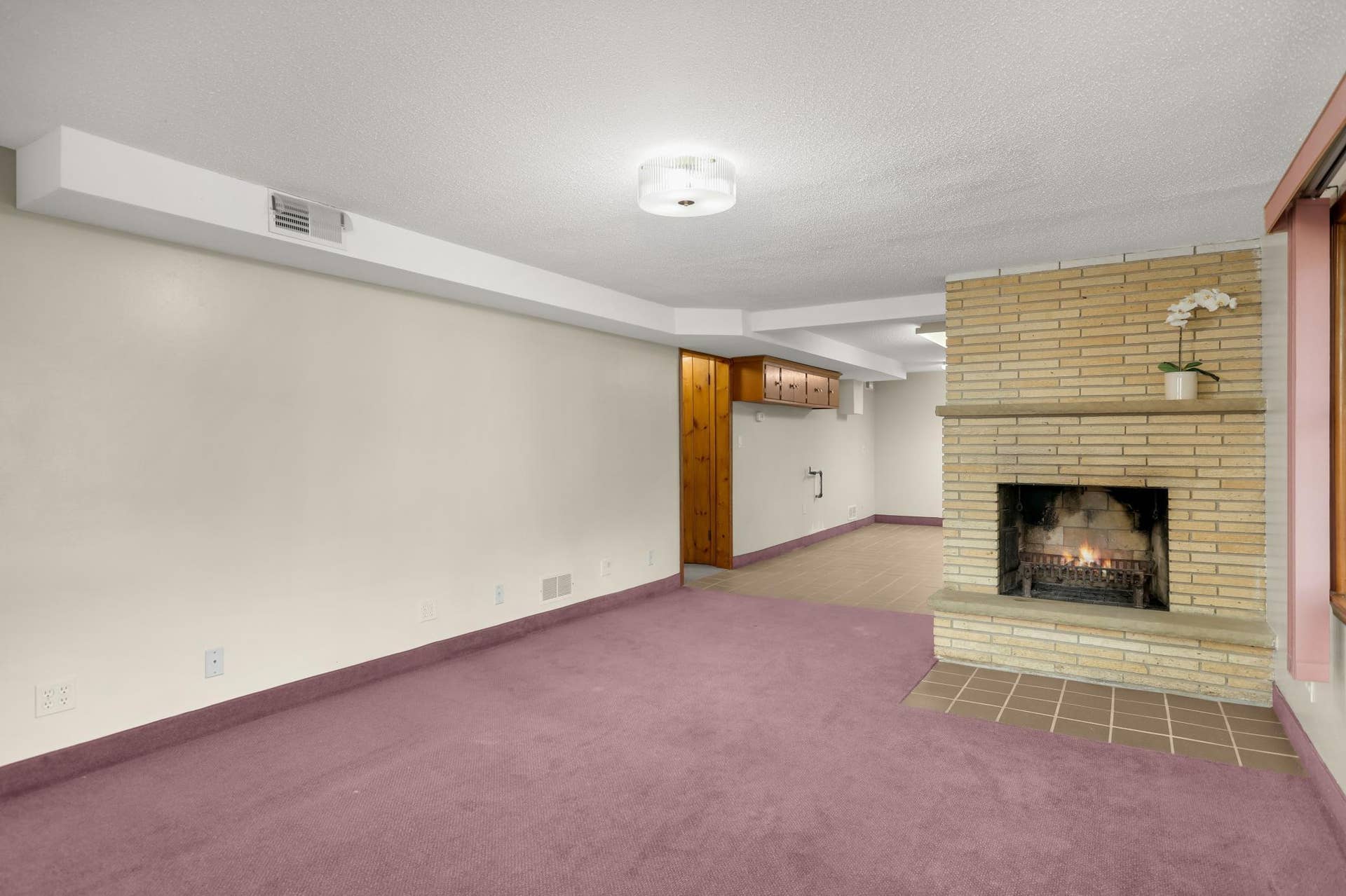3829 Oak Street N, Brooklyn Center, MN 55429 The lower level features the second wood-burning fireplace.