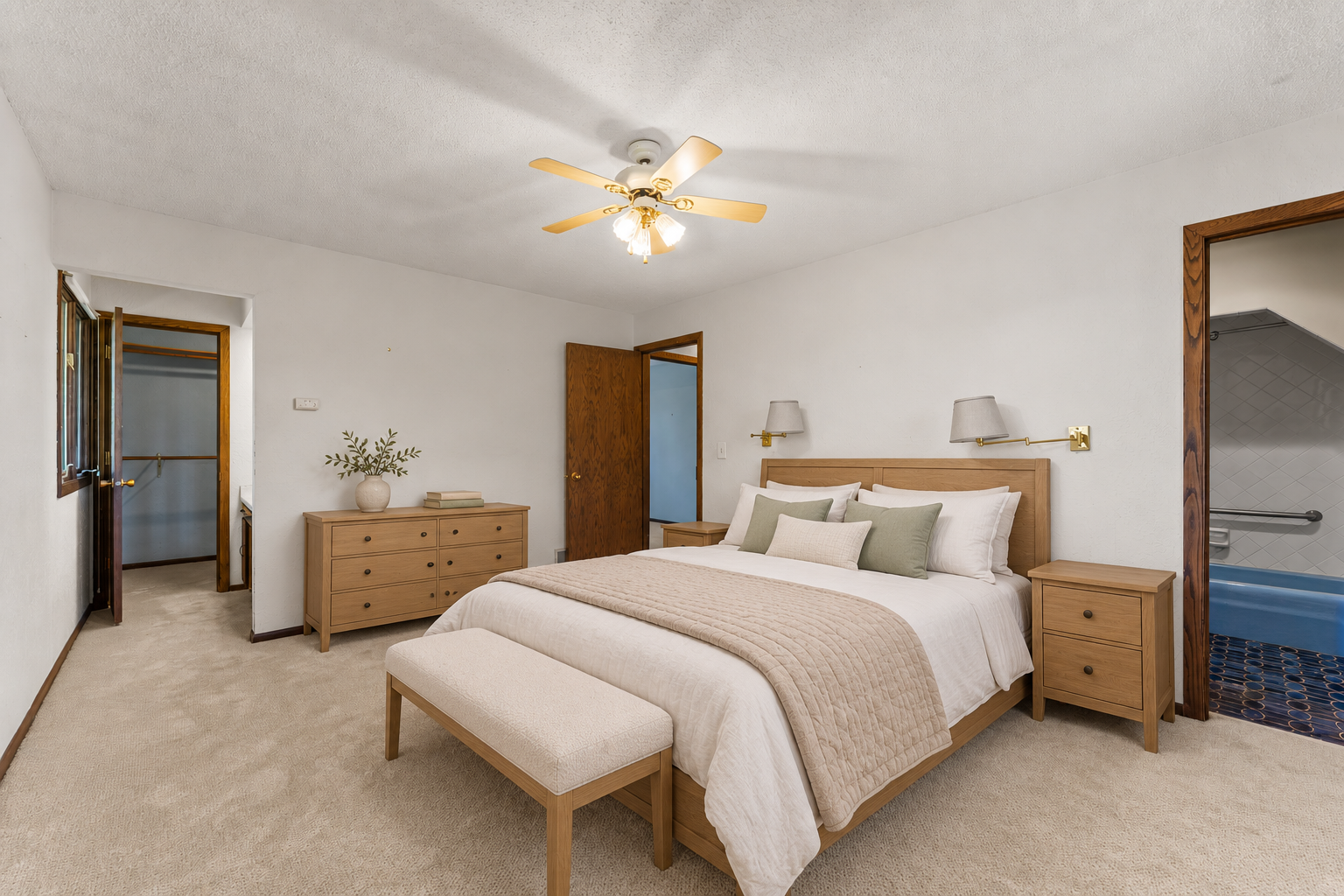 8989 Lake Jane Trail N, Lake Elmo, MN 55042 Primary Bedroom Virtually Staged for Inspiration