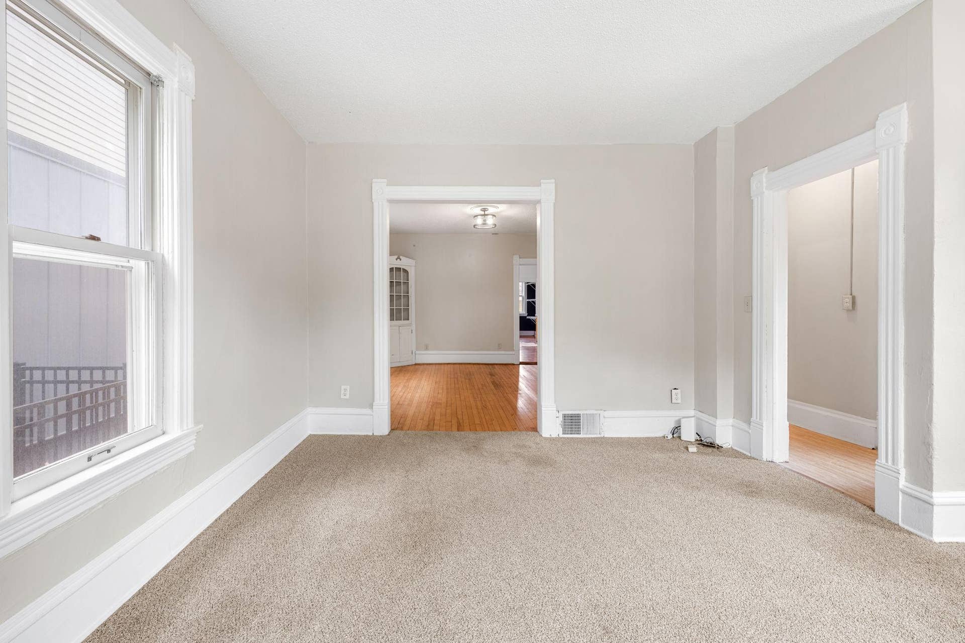3010 Tyler Street NE, 2, Minneapolis, MN 55418 Spacious main level family room in the 3-bedroom unit.