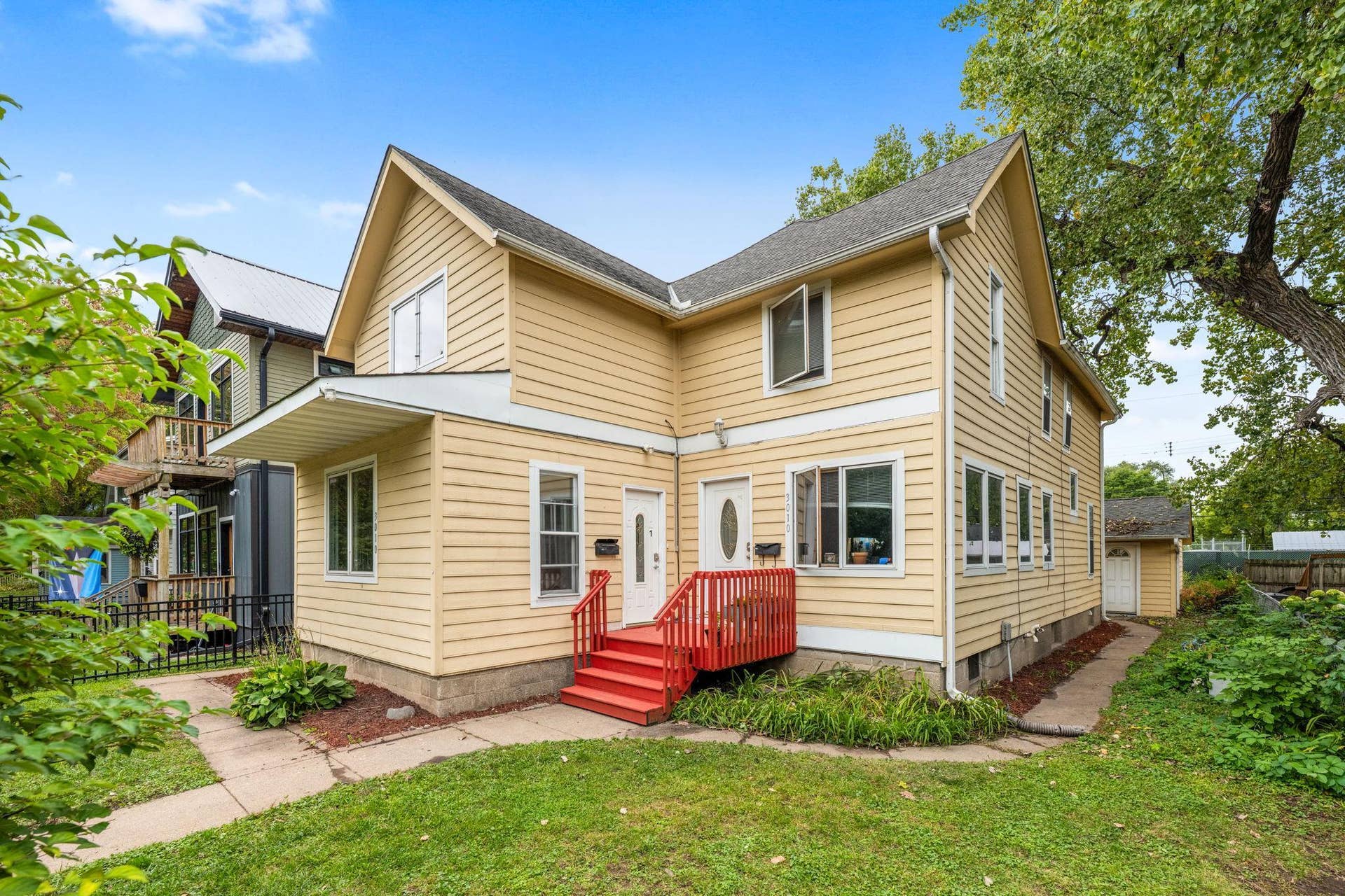 3010 Tyler Street NE, 2, Minneapolis, MN 55418 Separate exterior entrances with welcoming front porch.