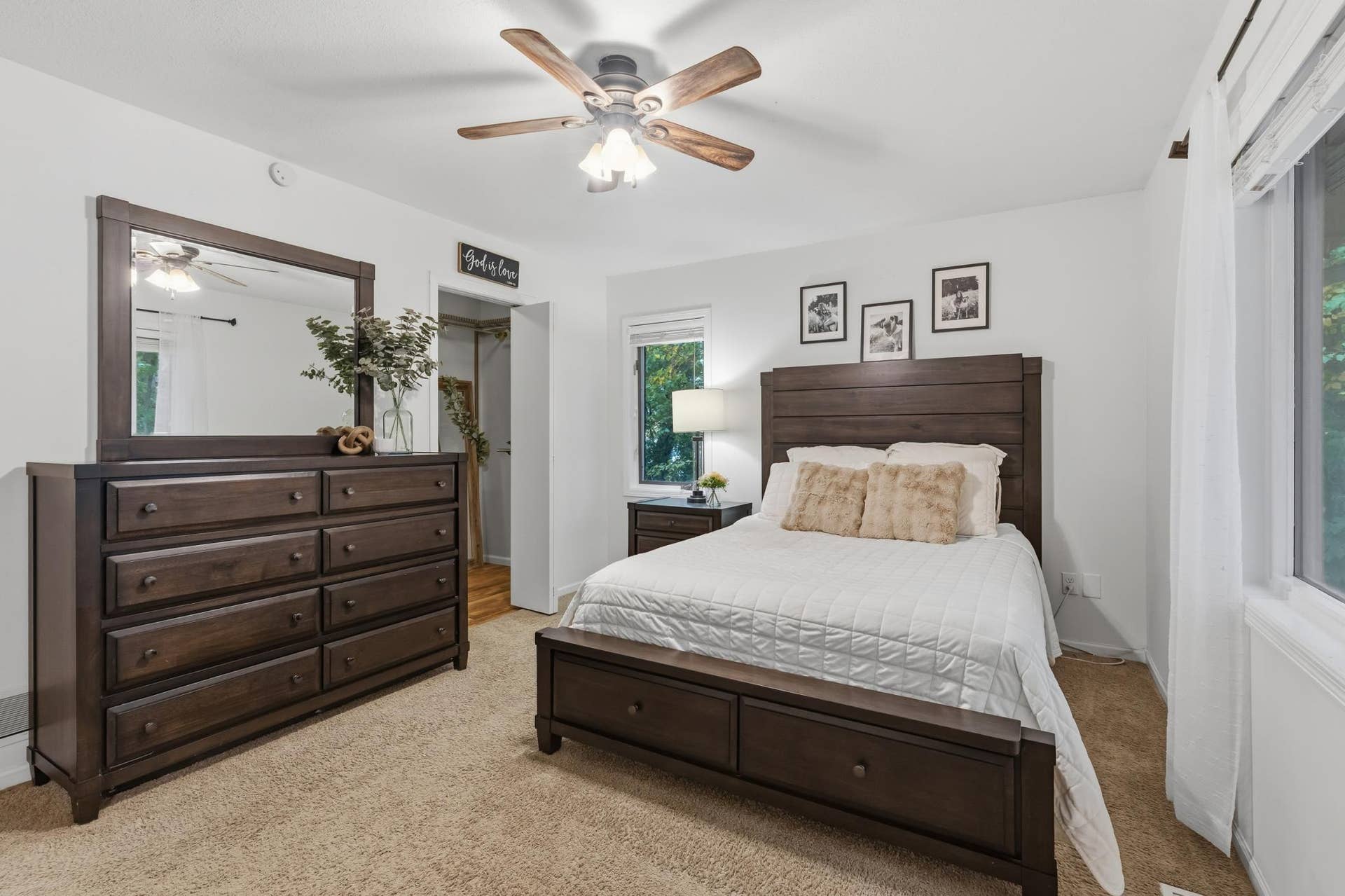 15469 Fish Point Road SE, Prior Lake, MN 55372 Master Bedroom features ceiling fan and walk-in closet with organizer