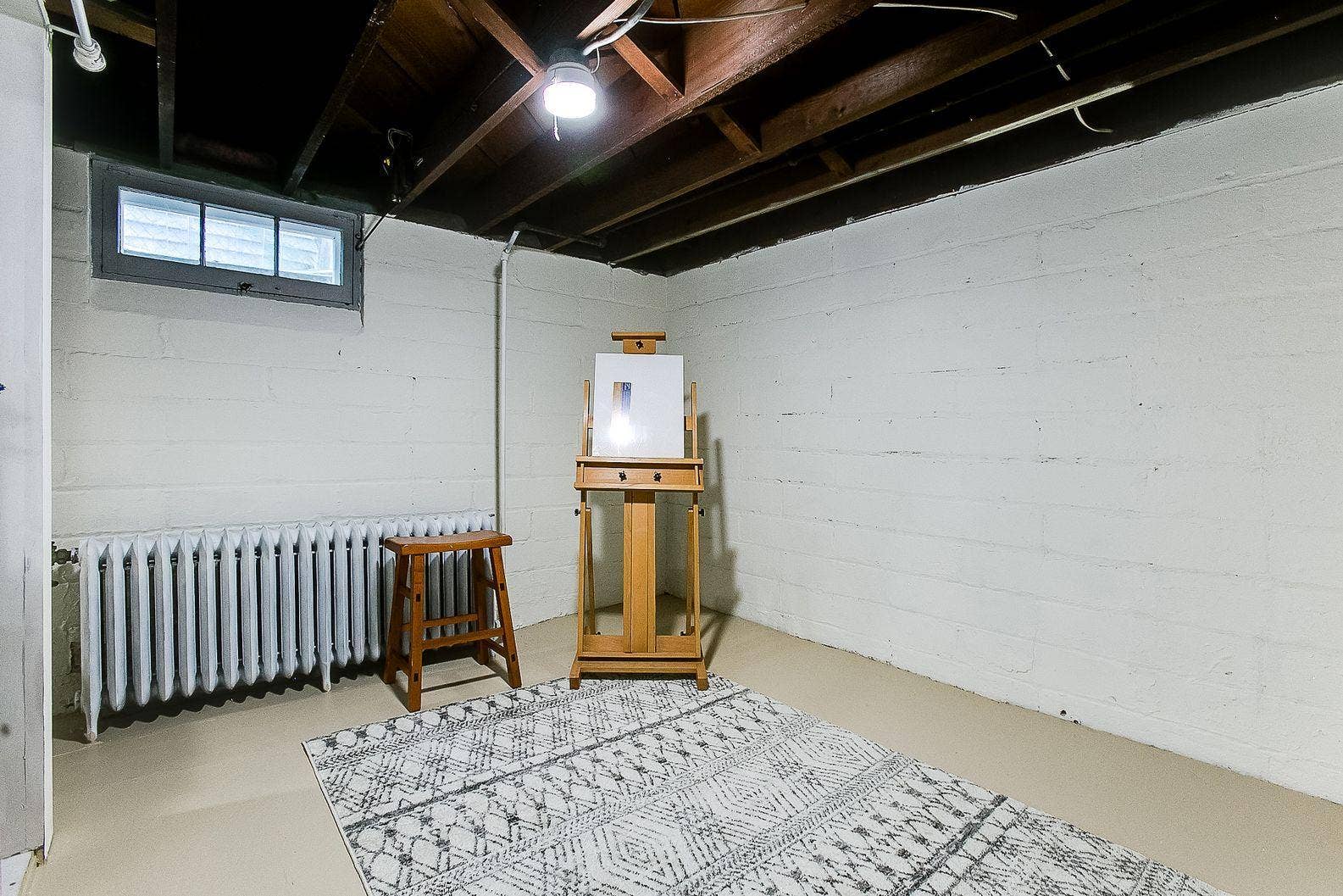 Basement room 2  virtually staged
