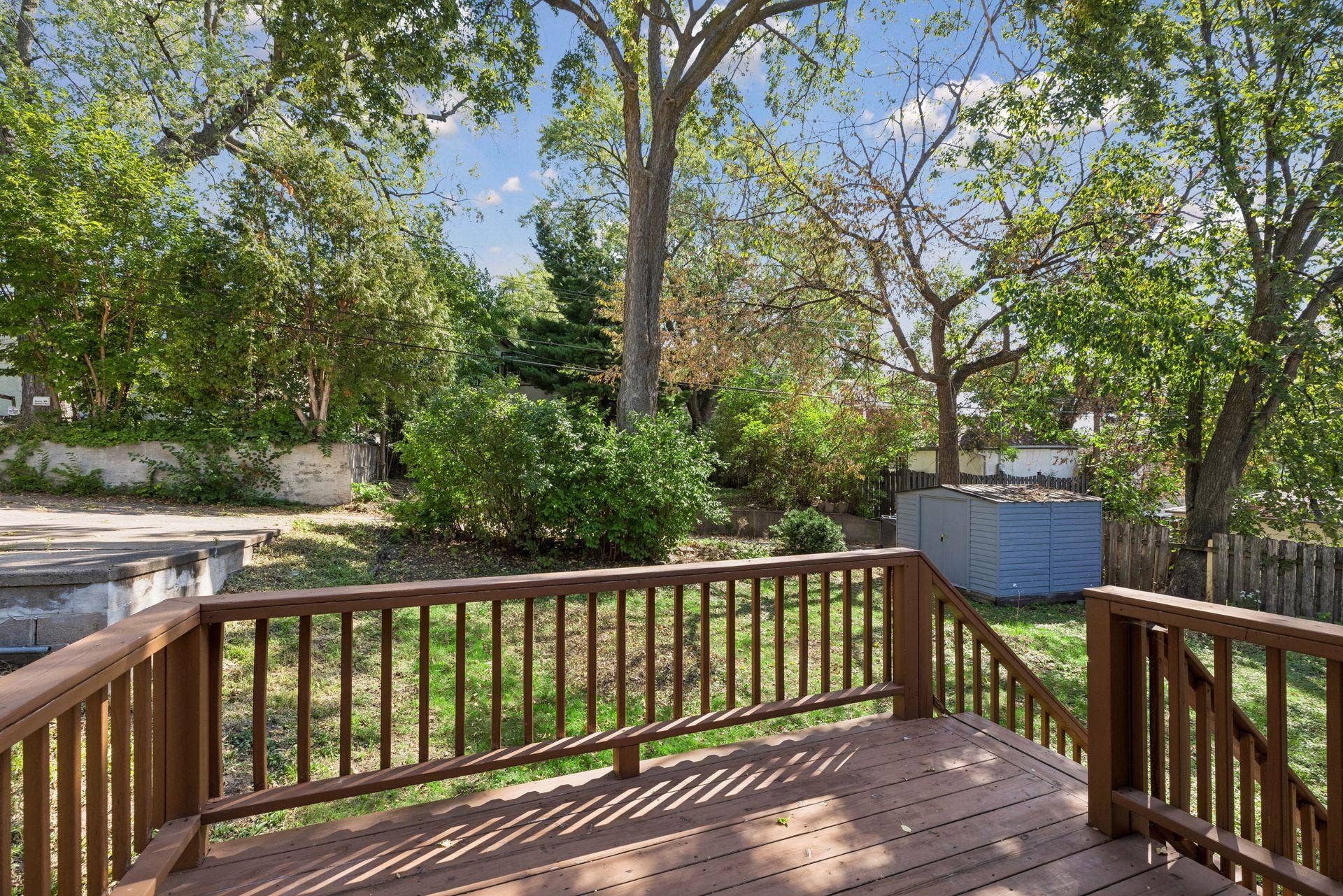 2215 Lincoln Street NE, 87, Minneapolis, MN 55418 Backyard deck off of main floordining room