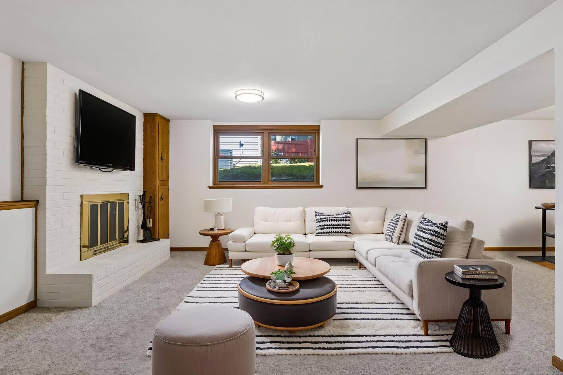 2215 Lincoln Street NE, 87, Minneapolis, MN 55418 Large lower level family room - virtually staged