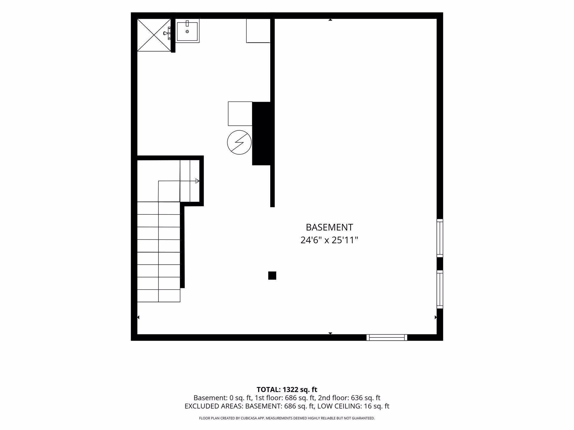 2219 Lincoln Street NE, 87, Minneapolis, MN 55418 Basement floor plan