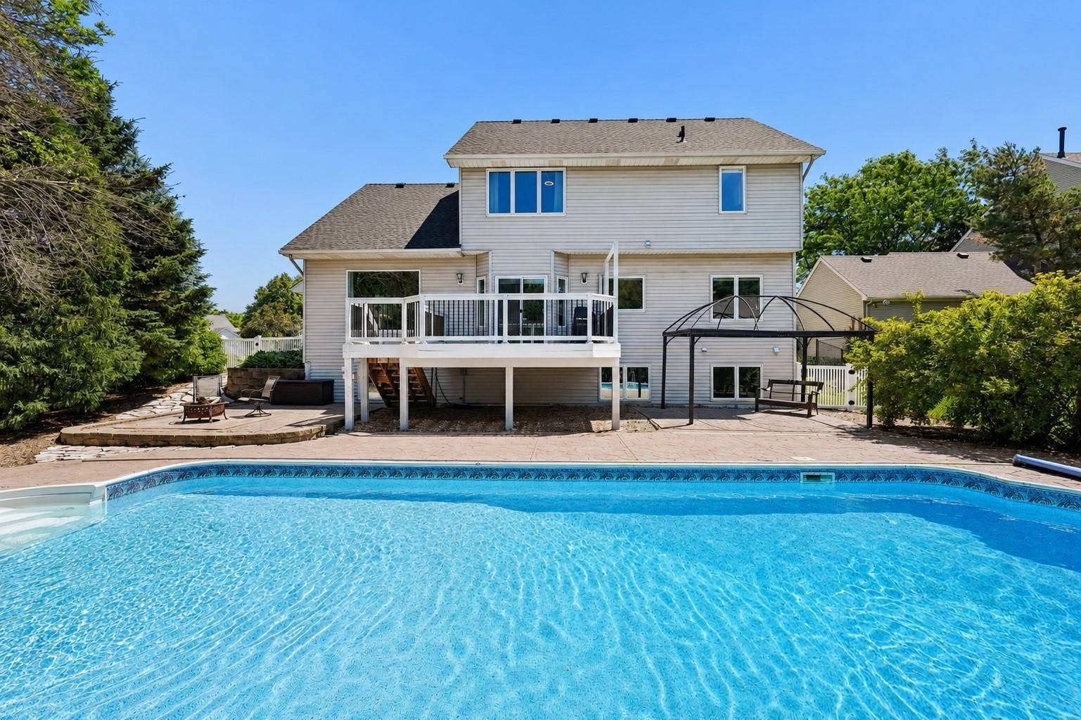 Enjoy summers around your luxury swimming pool