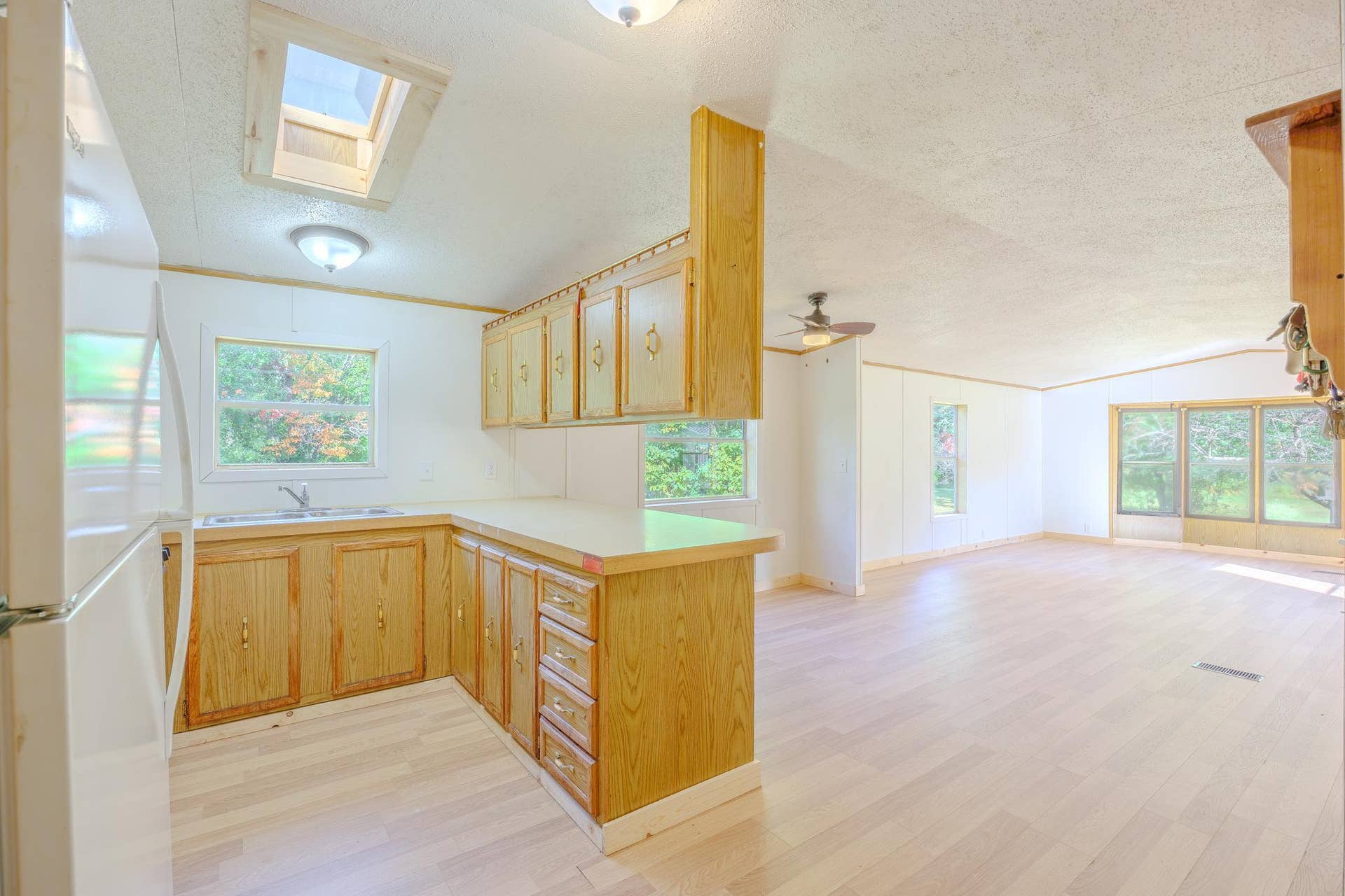 23099 512th Street, Bemidji, MN 56601 looking at Kitchen/dining/living areas from front entrance