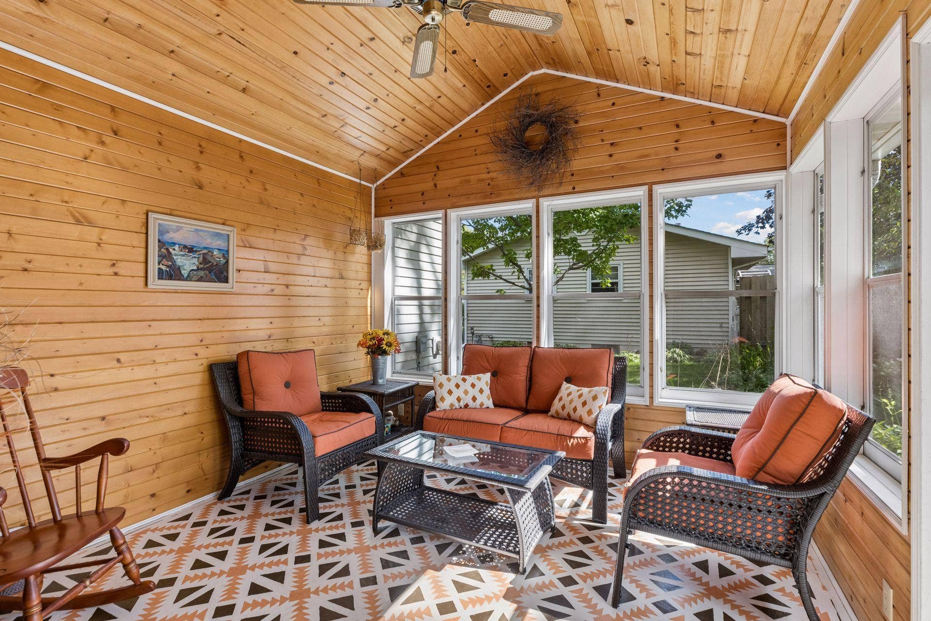 730 County Road B2 W, Roseville, MN 55113 Screened / 3 season porch