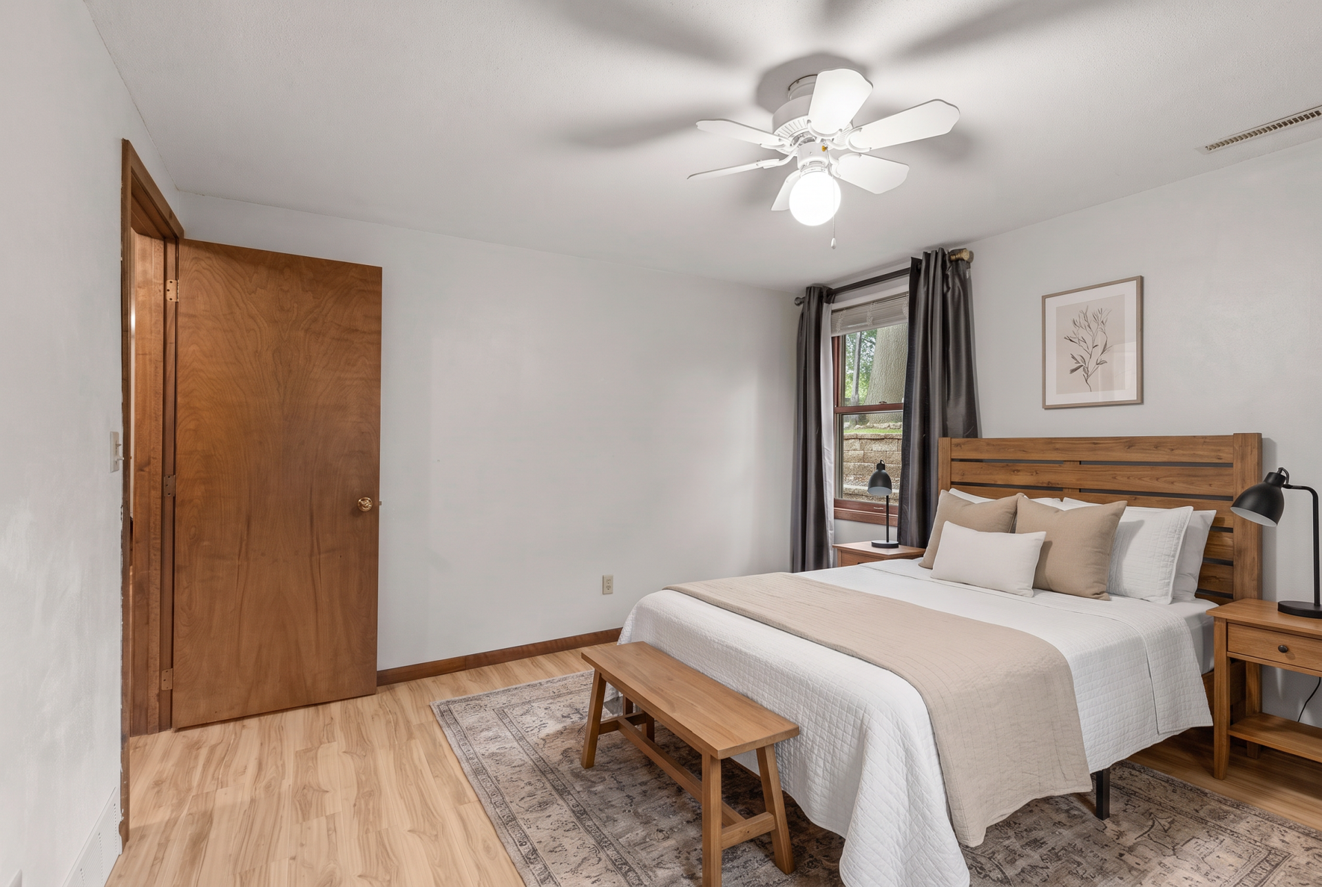 3rd bedroom staged virtually