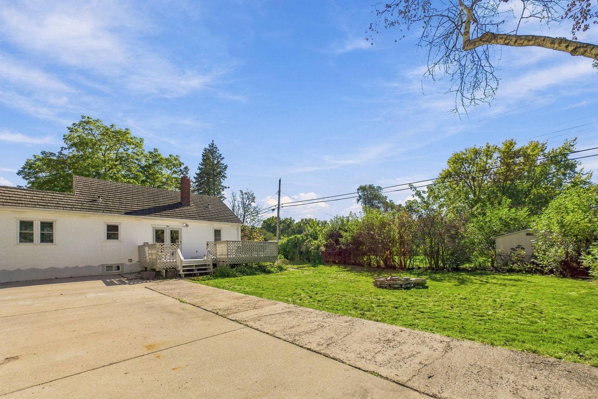 2359 Victoria Street N, Roseville, MN 55113 Expansive Backyard with Large Concrete Area for Outdoor Games & Gatherings
