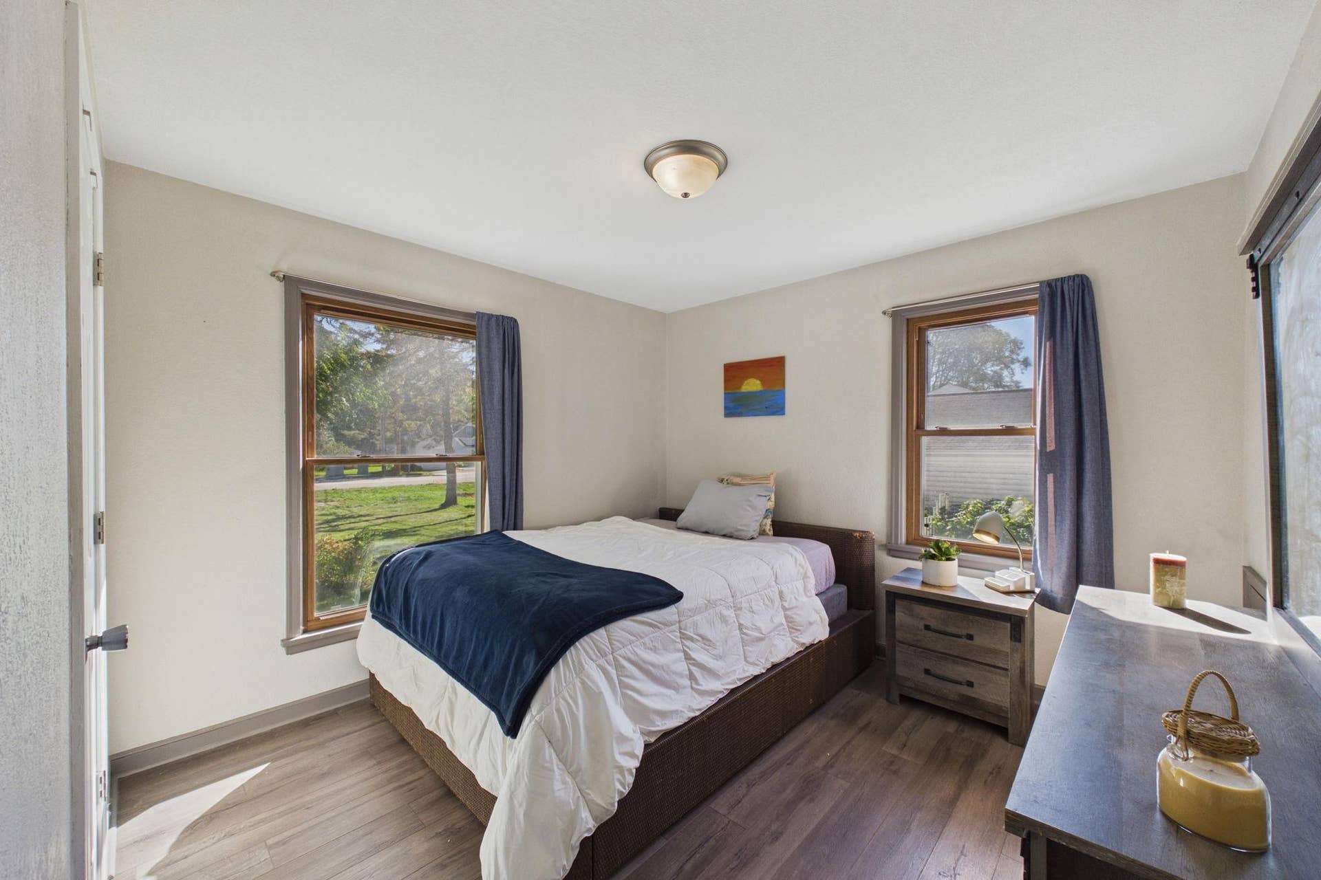 2359 Victoria Street N, Roseville, MN 55113 Bright Primary Bedroom with Two Large Windows